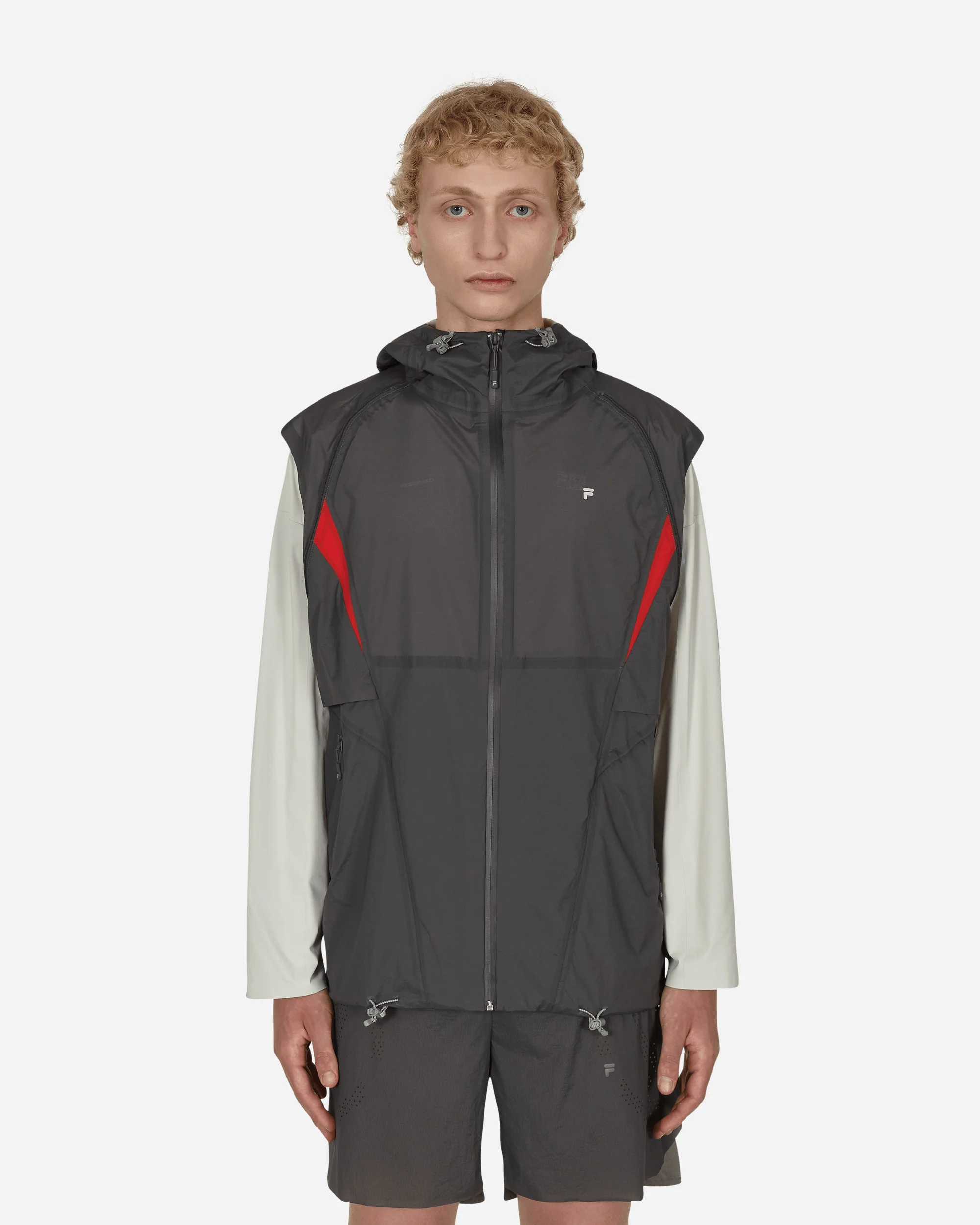 FILA Redefined Transformable Windbreaker Grey - Image 4
