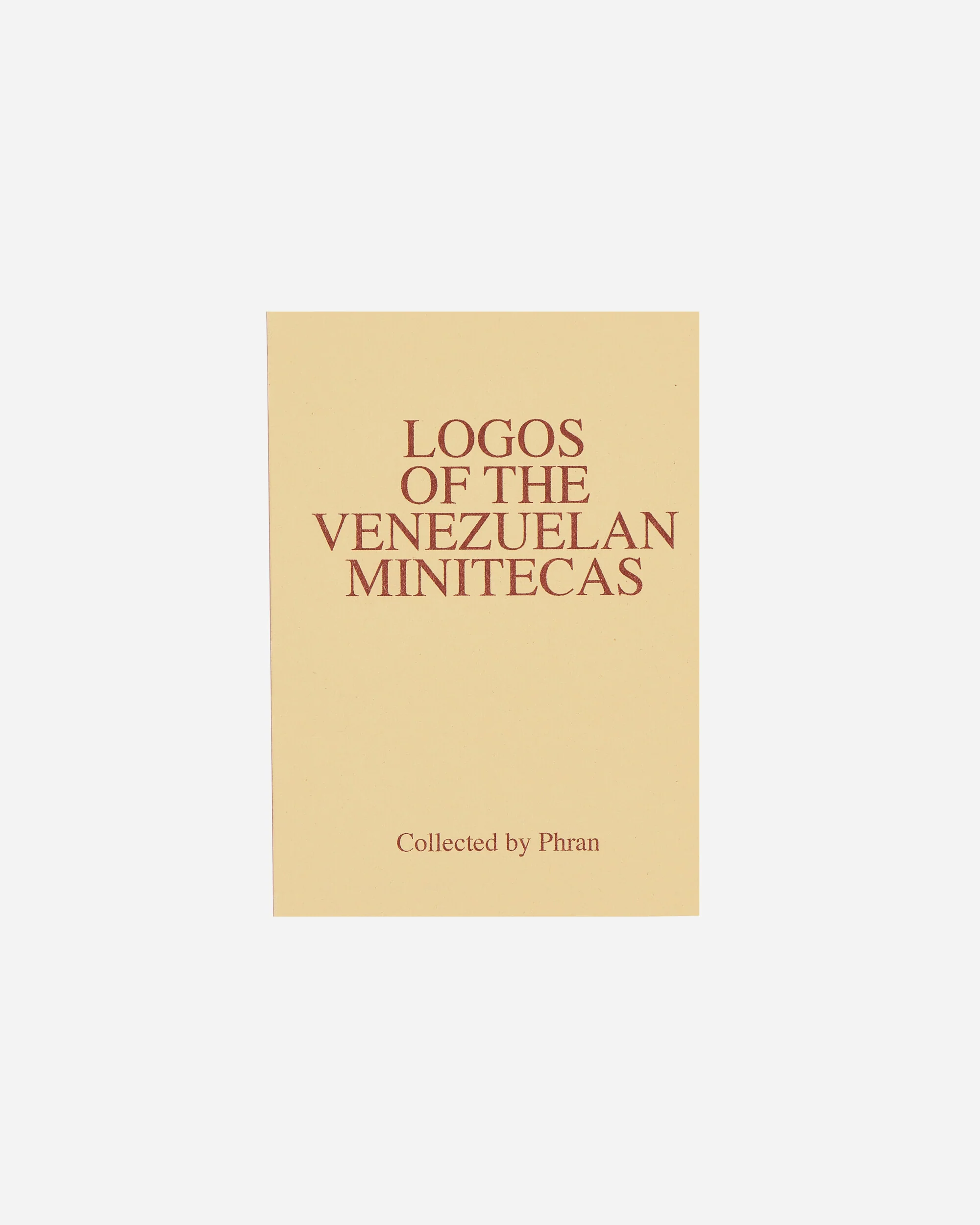 KFAX14 Logos Of The Venezuelan Minitecas Zine - Image 2