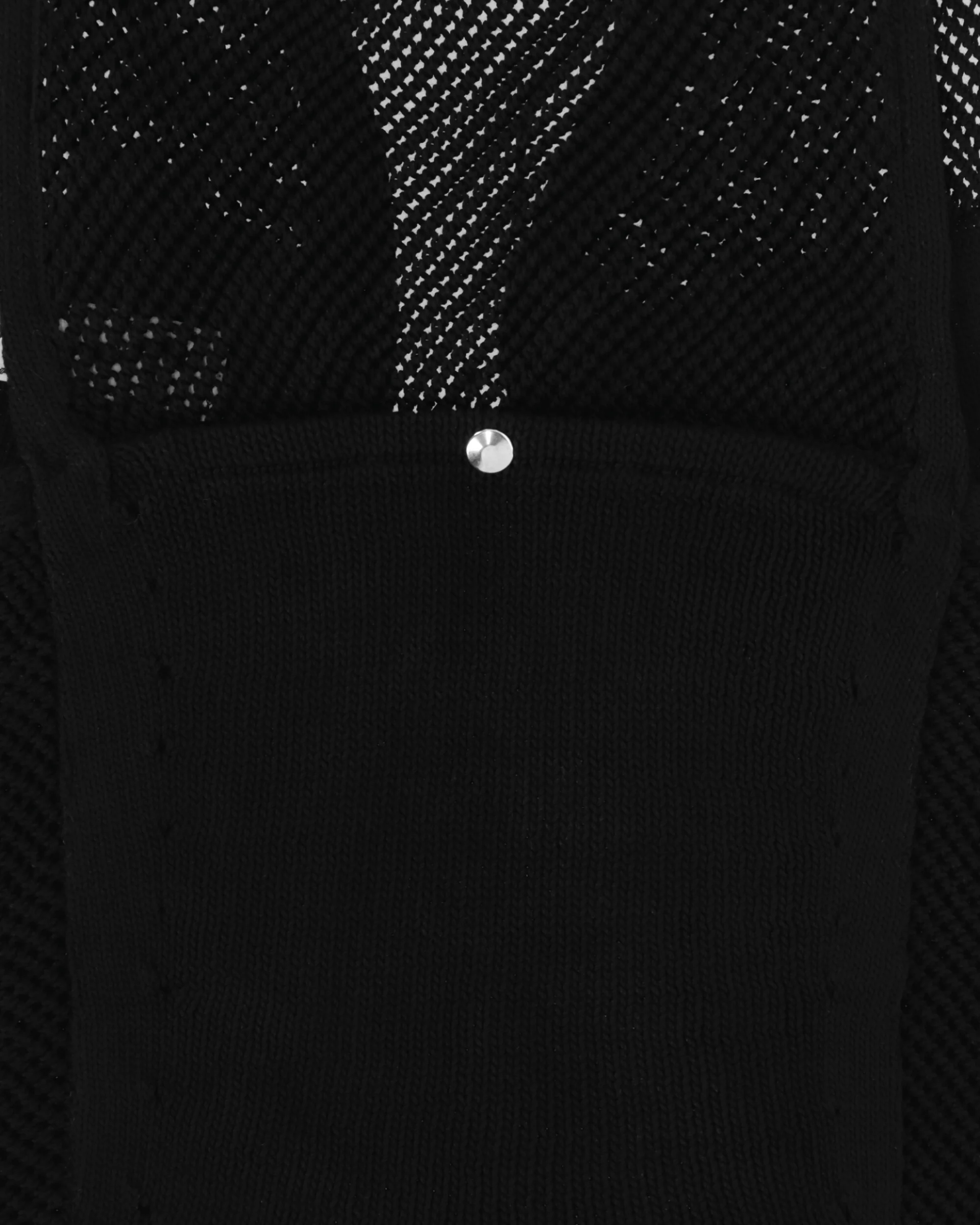 Perforated Chest Bag Black - Image 6