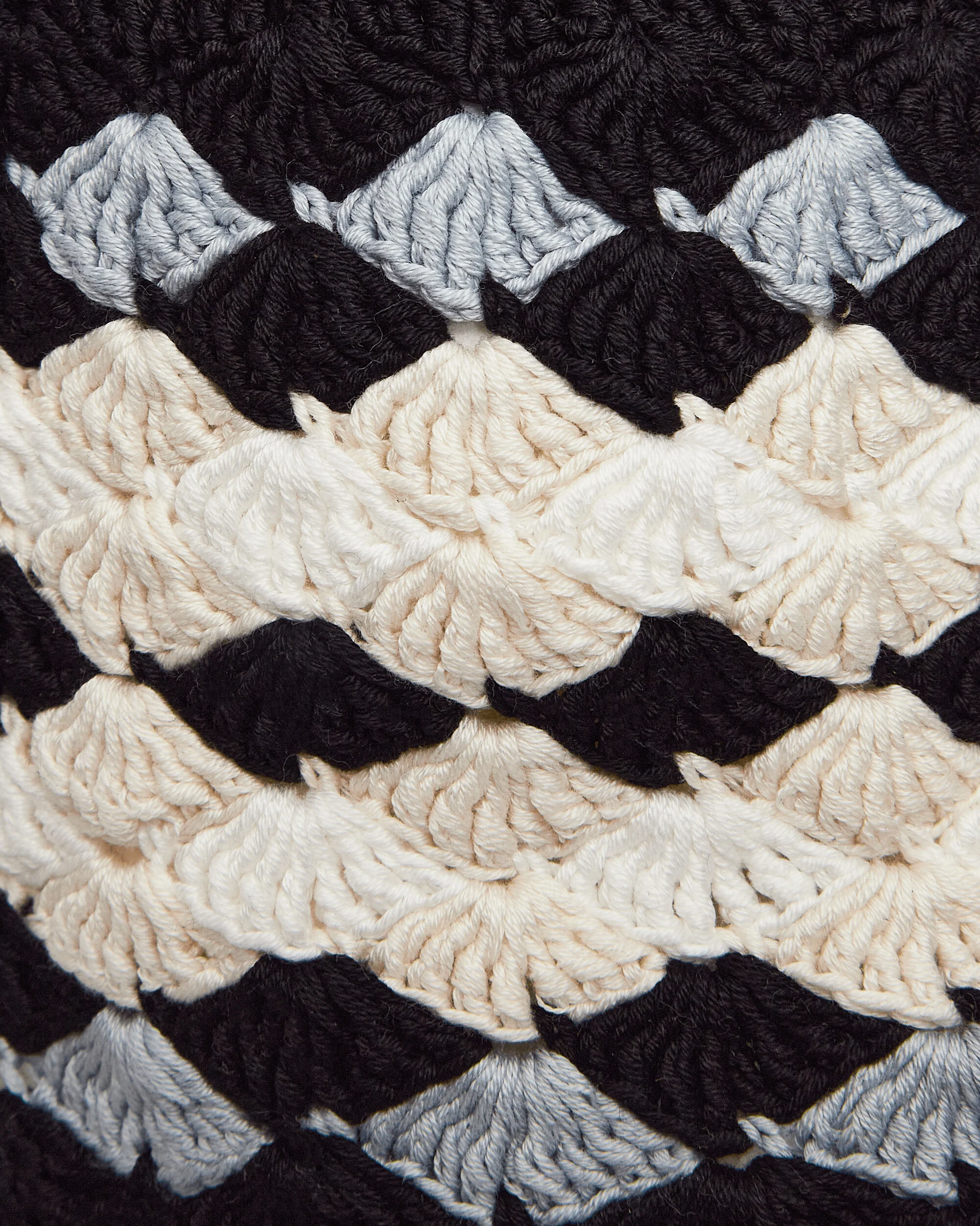 Seashell Bucket Hat Black / Grey - Image 6