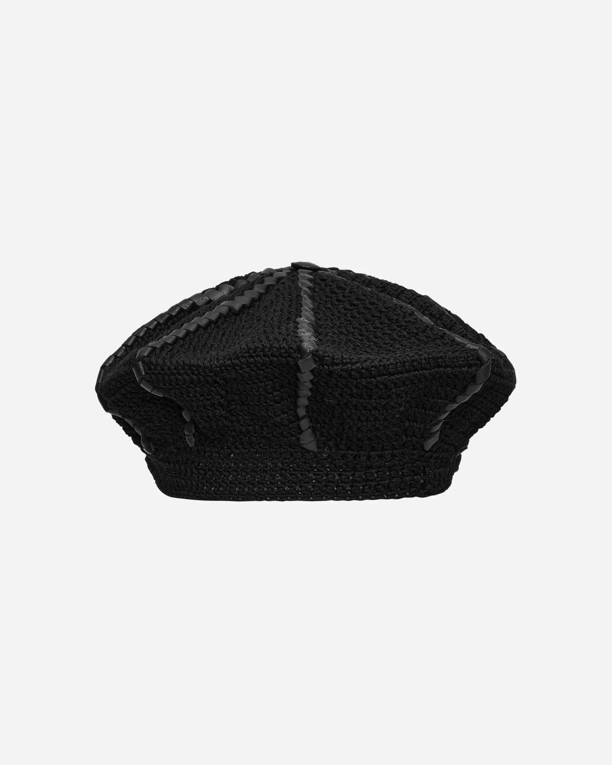 Ursa Leather Lace Bakerboy Cap - Image 4