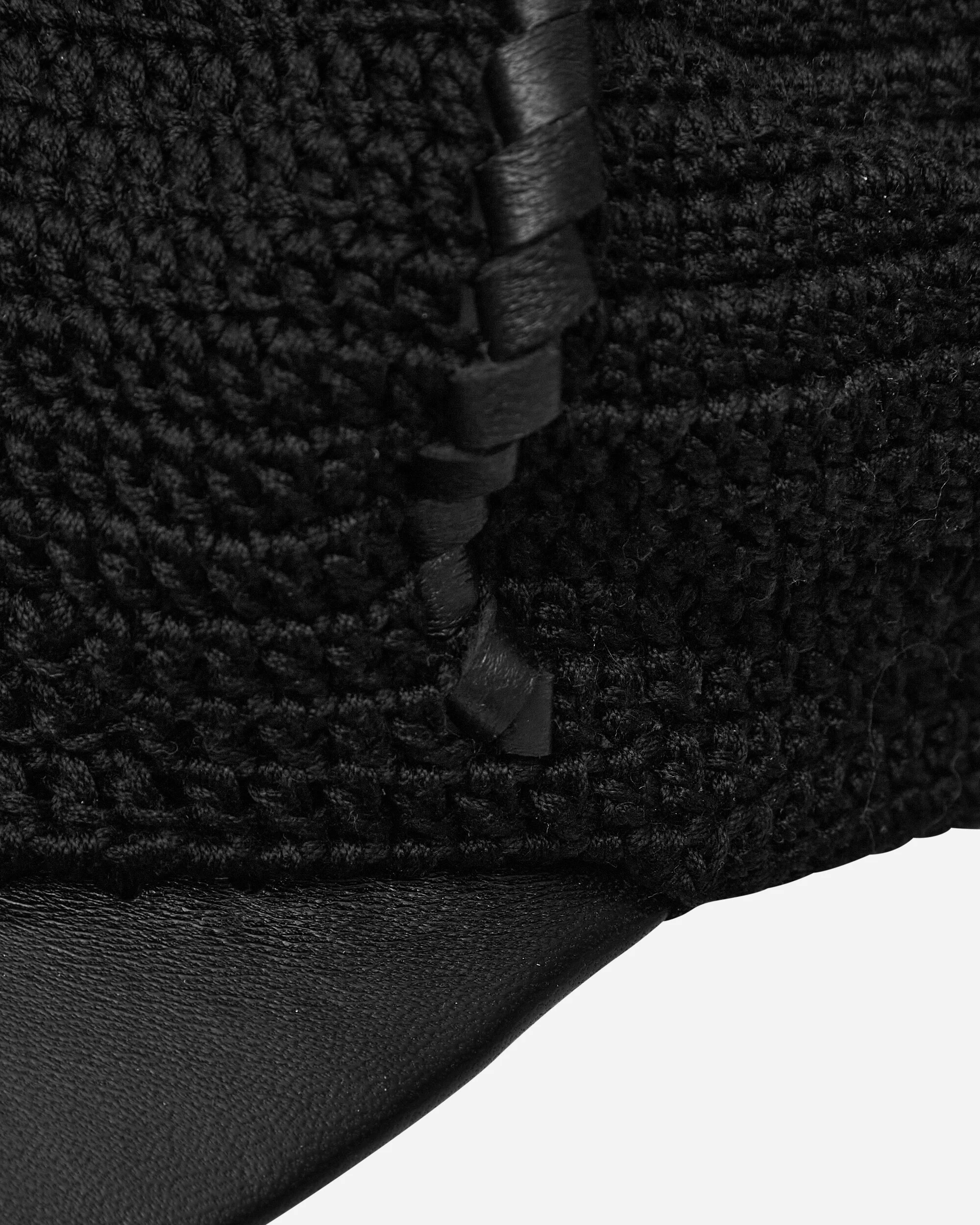Ursa Leather Lace Bakerboy Cap - Image 6
