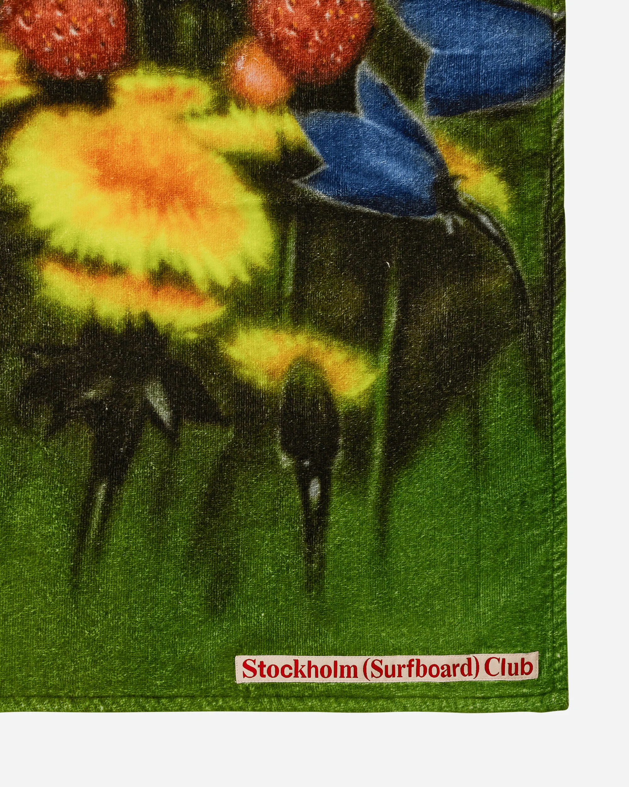 Airbrush Flowers Beach Towel Multicolor - Image 4