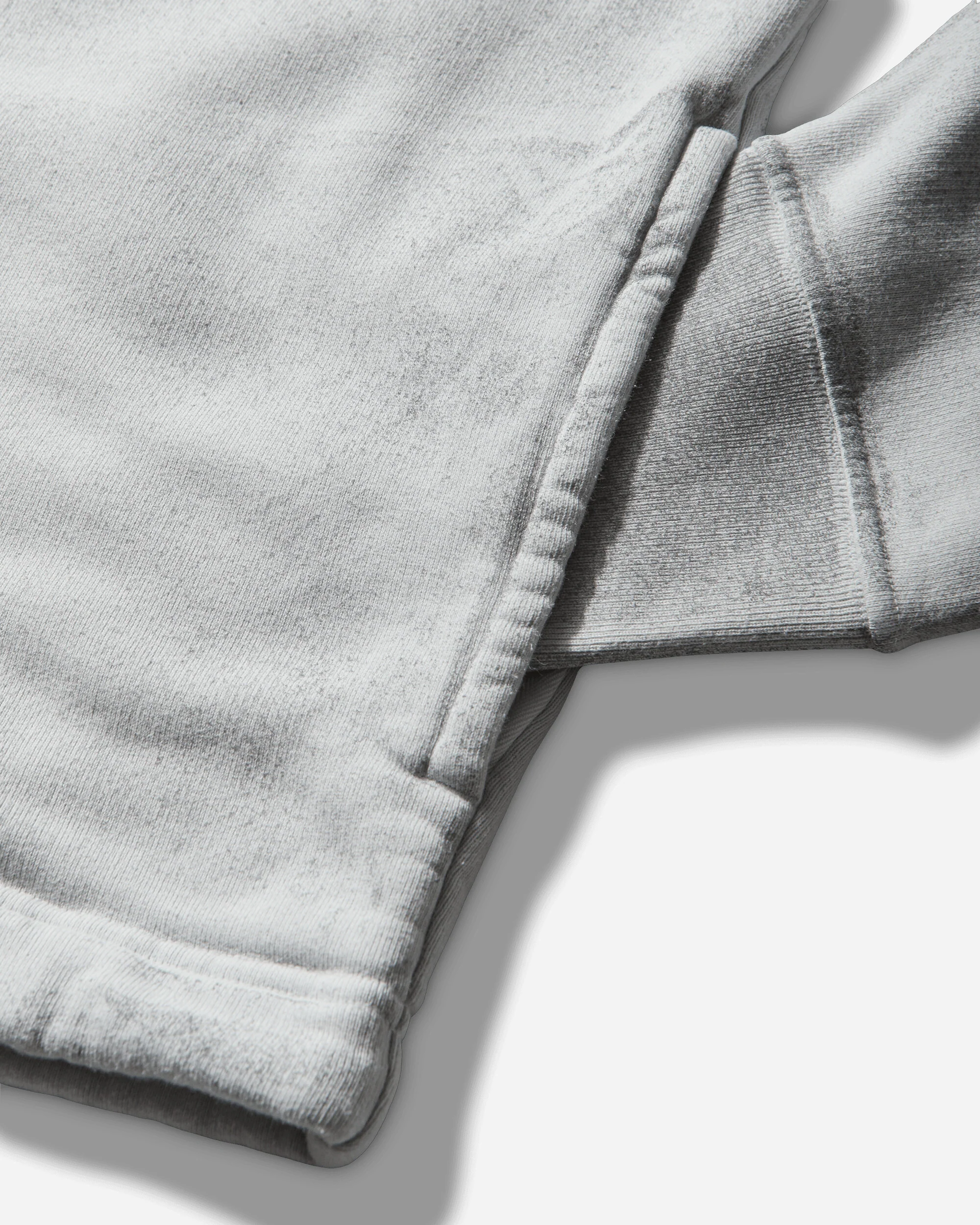 Men's Organic Cotton Fleece Reflective Garment Lamination Zip Hoodie Sky Blue - Image 3