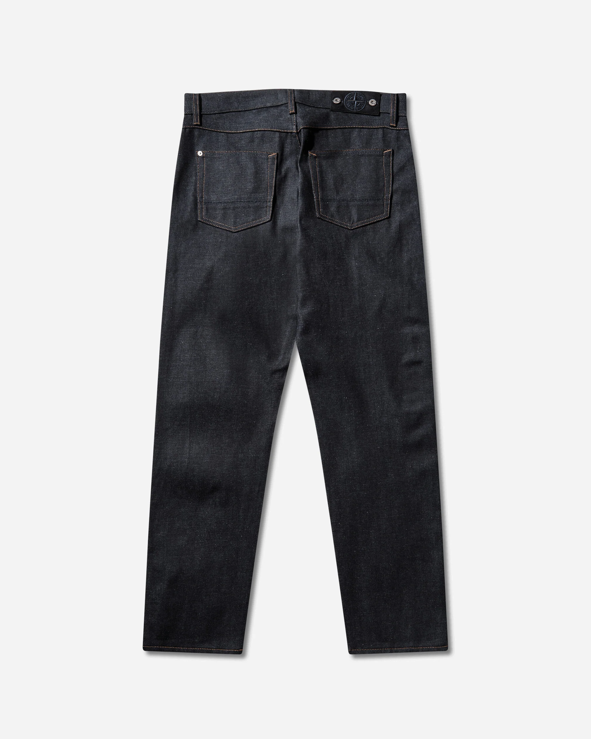 Men's Selvedge Indigo Denim-Raw Regular Fit Jeans Blue Raw - Image 2