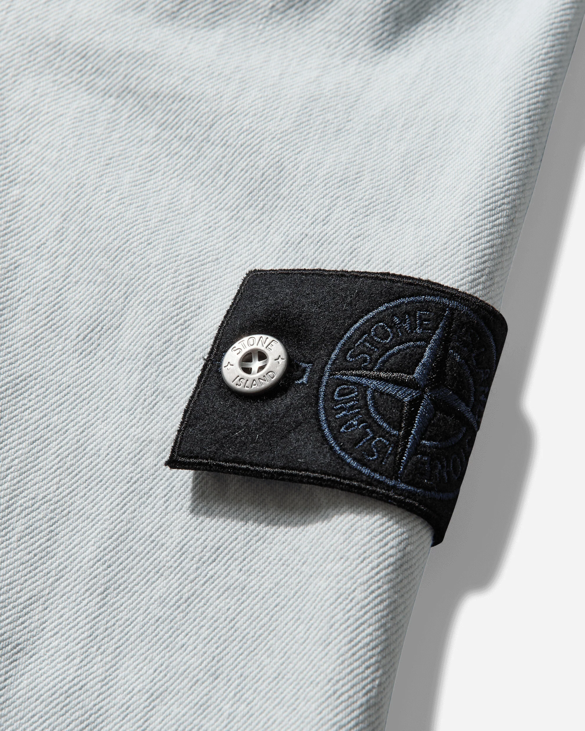 Men's Indigo Denim-Ultra Bleached Coach Jacket Blue Extra Bleach - Image 3