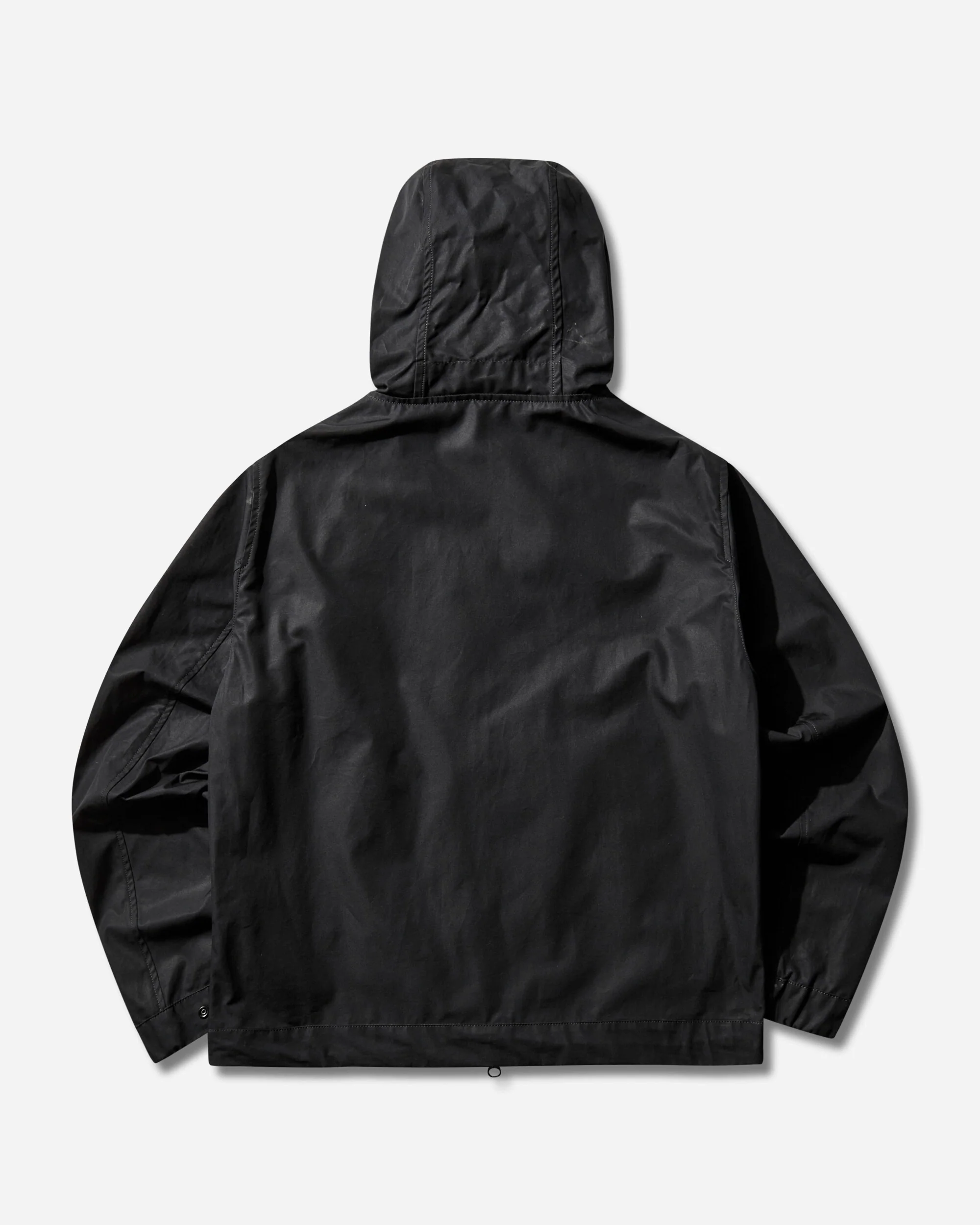 Men's Ghost All-Weather Cotton Canvas Hooded Jacket Black - Image 2