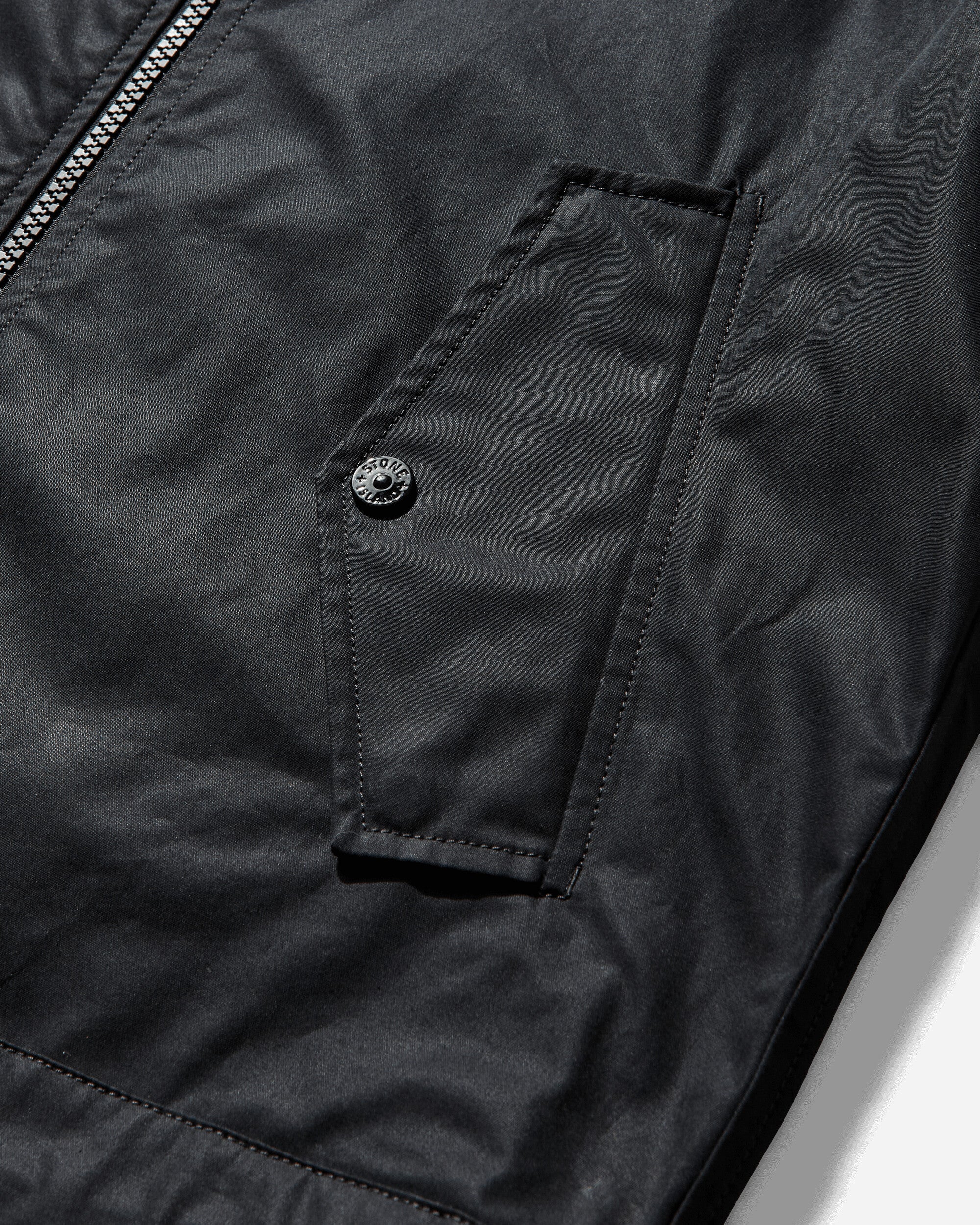 Men's Ghost All-Weather Cotton Canvas Hooded Jacket Black - Image 3