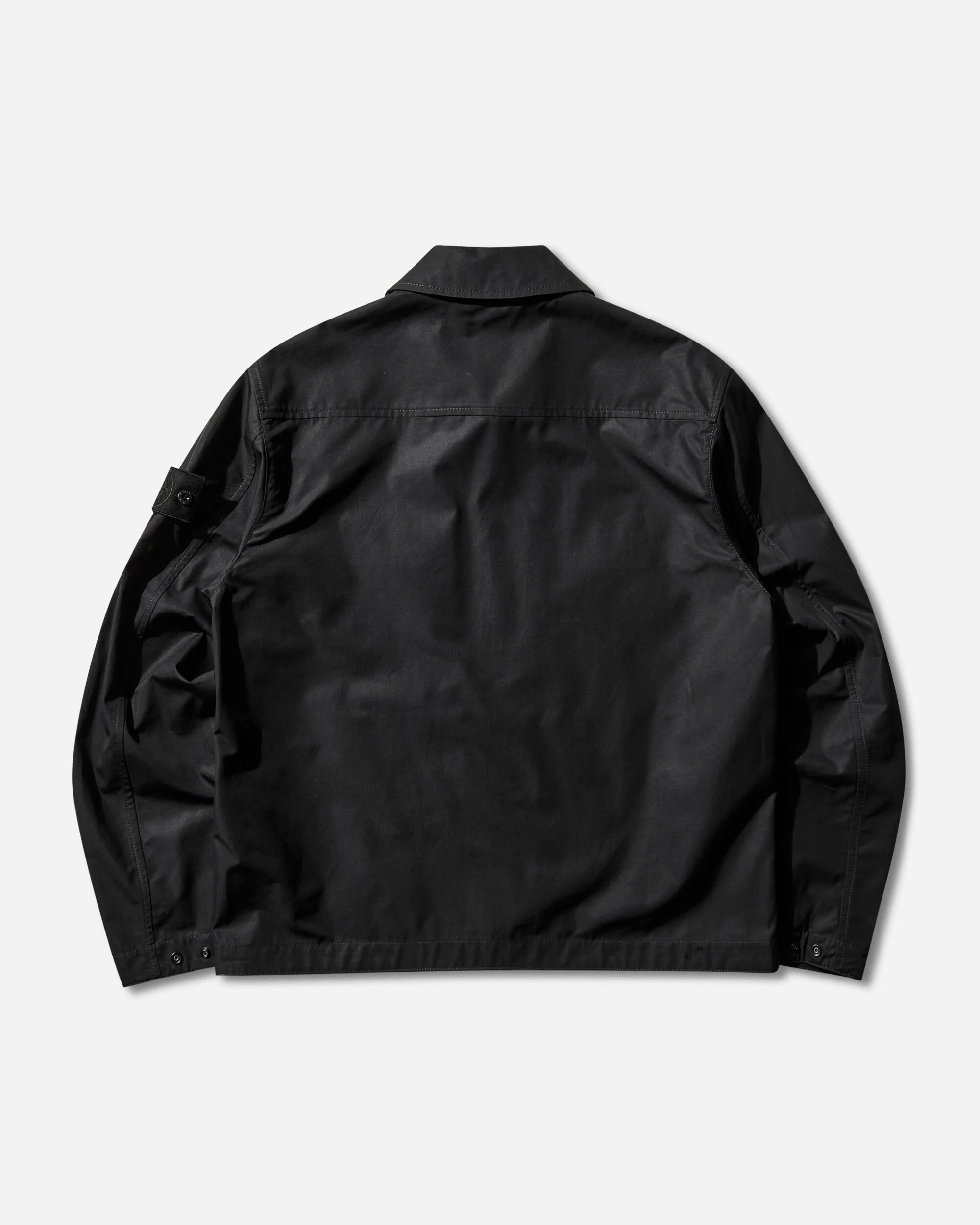 Men's Ghost All-Weather Cotton Canvas Overshirt Black - Image 2