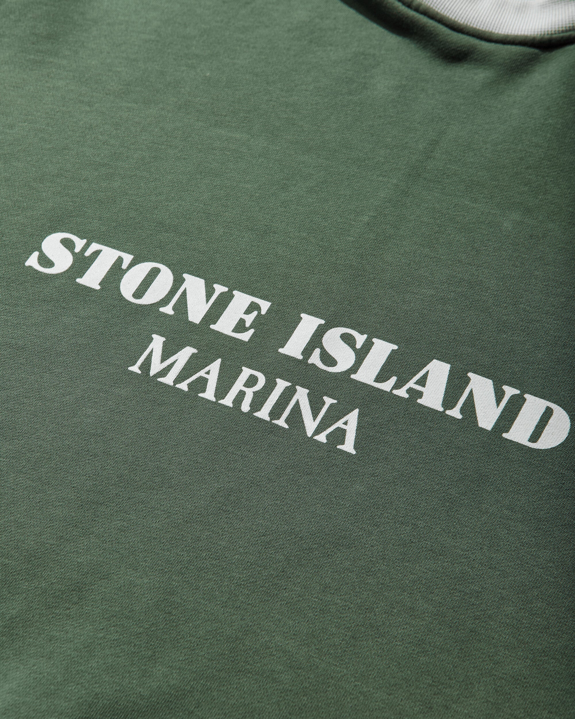 Men's Marina Oversized Fit Cotton Fleece Hoodie Quartz Green - Image 3