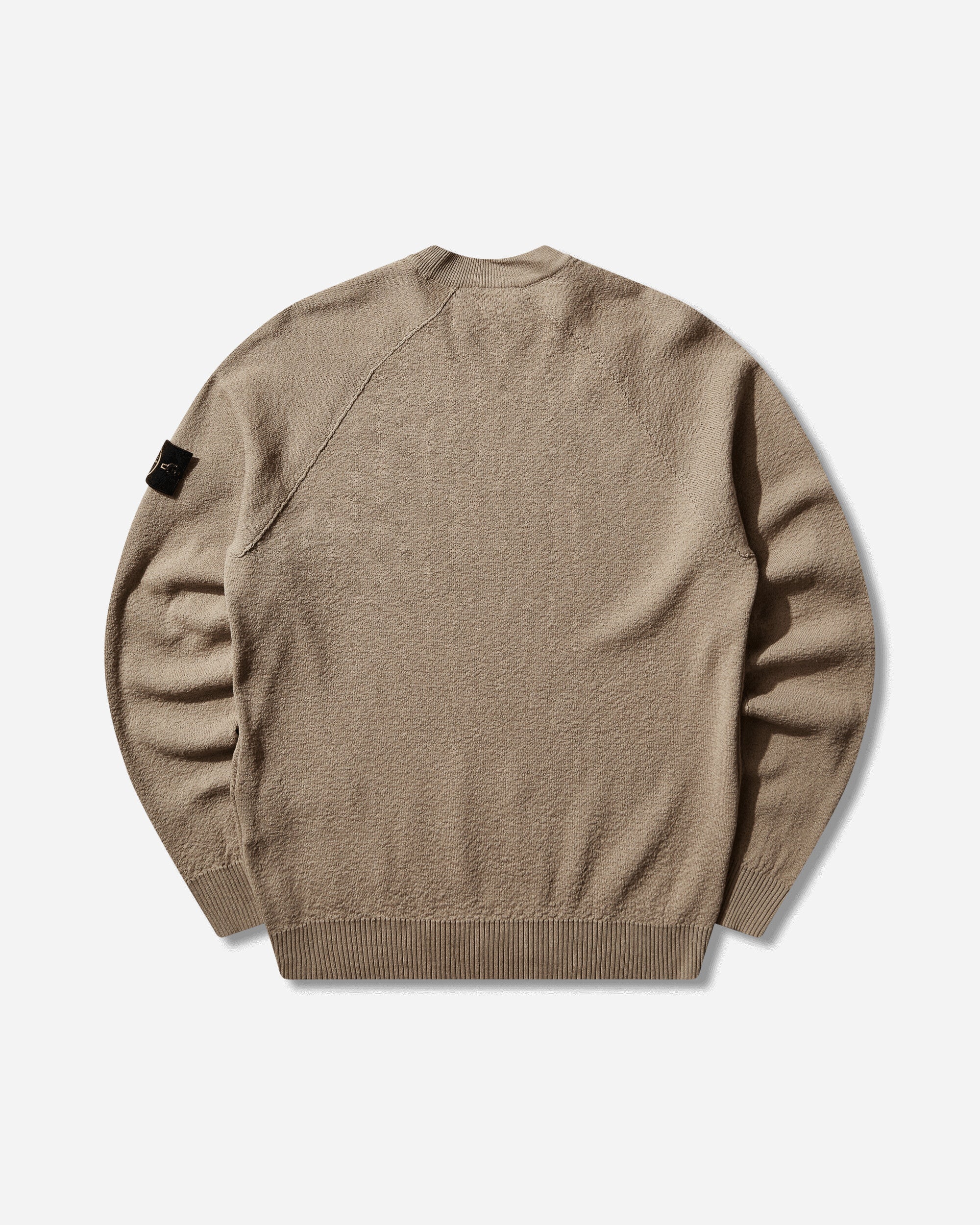 Men's Light Raw Hand Organic Cotton Sweater Desert Sand - Image 2