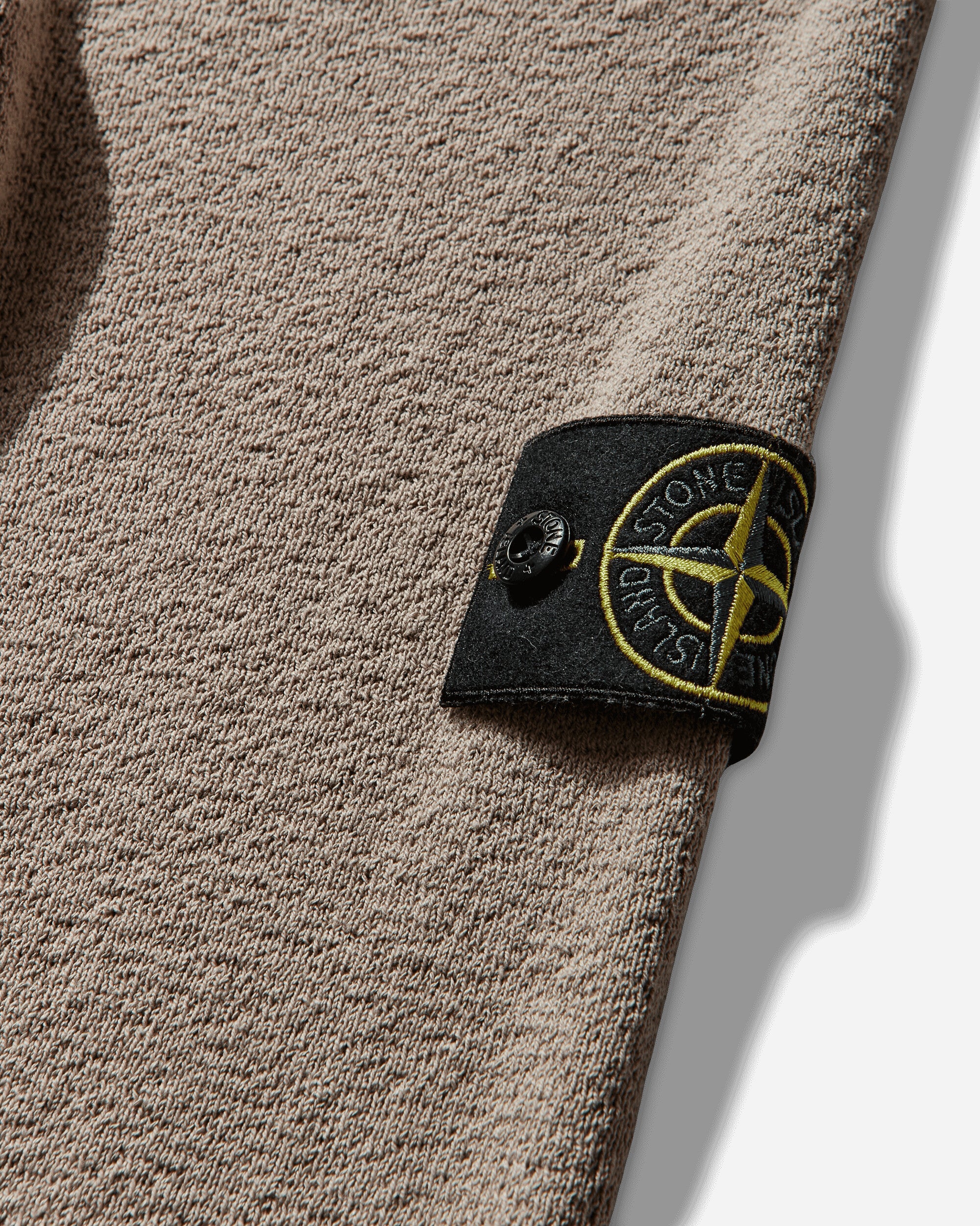 Men's Light Raw Hand Organic Cotton Sweater Desert Sand - Image 3