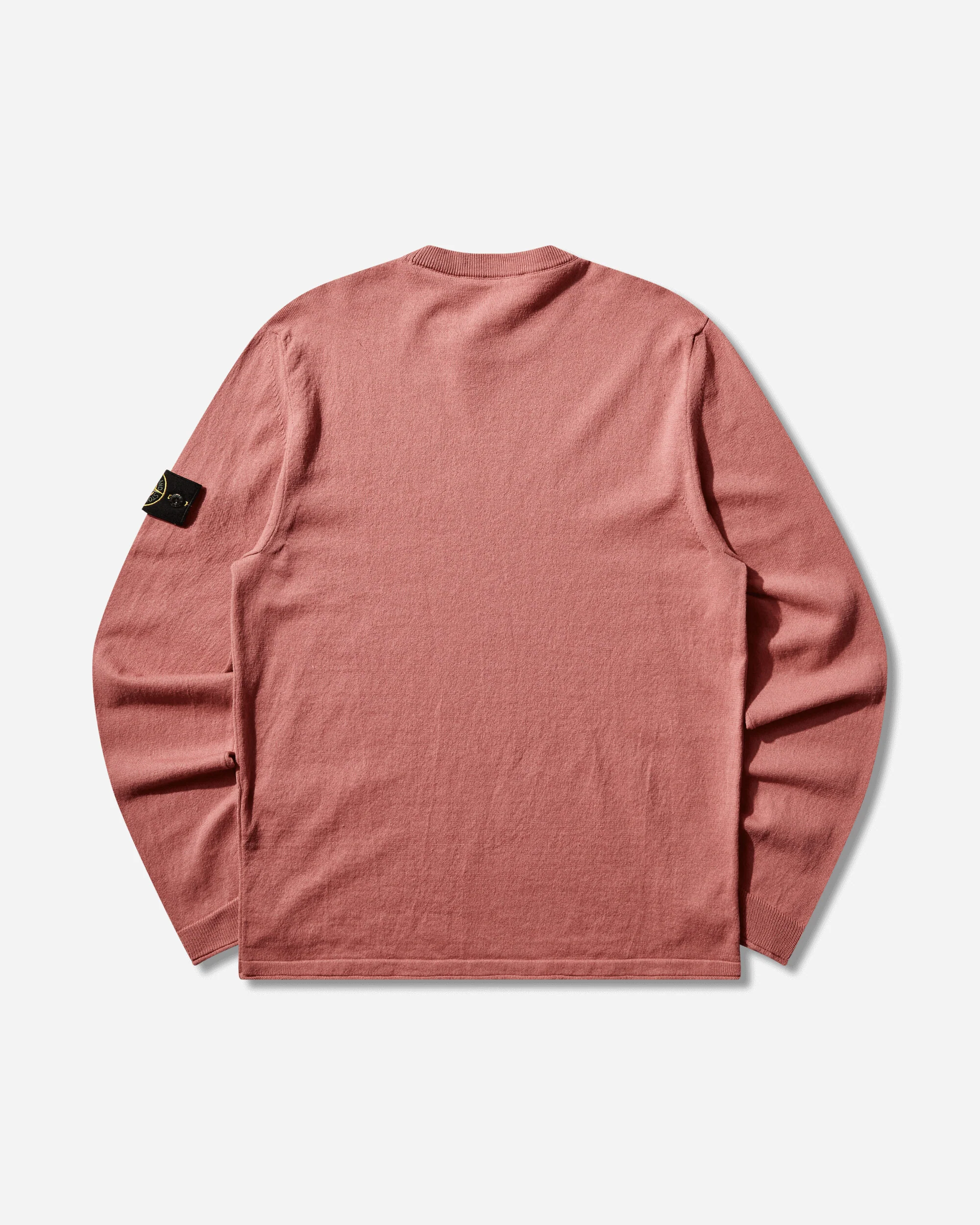 Men's Light Raw Hand Organic Cotton Sweater Oleander - Image 2
