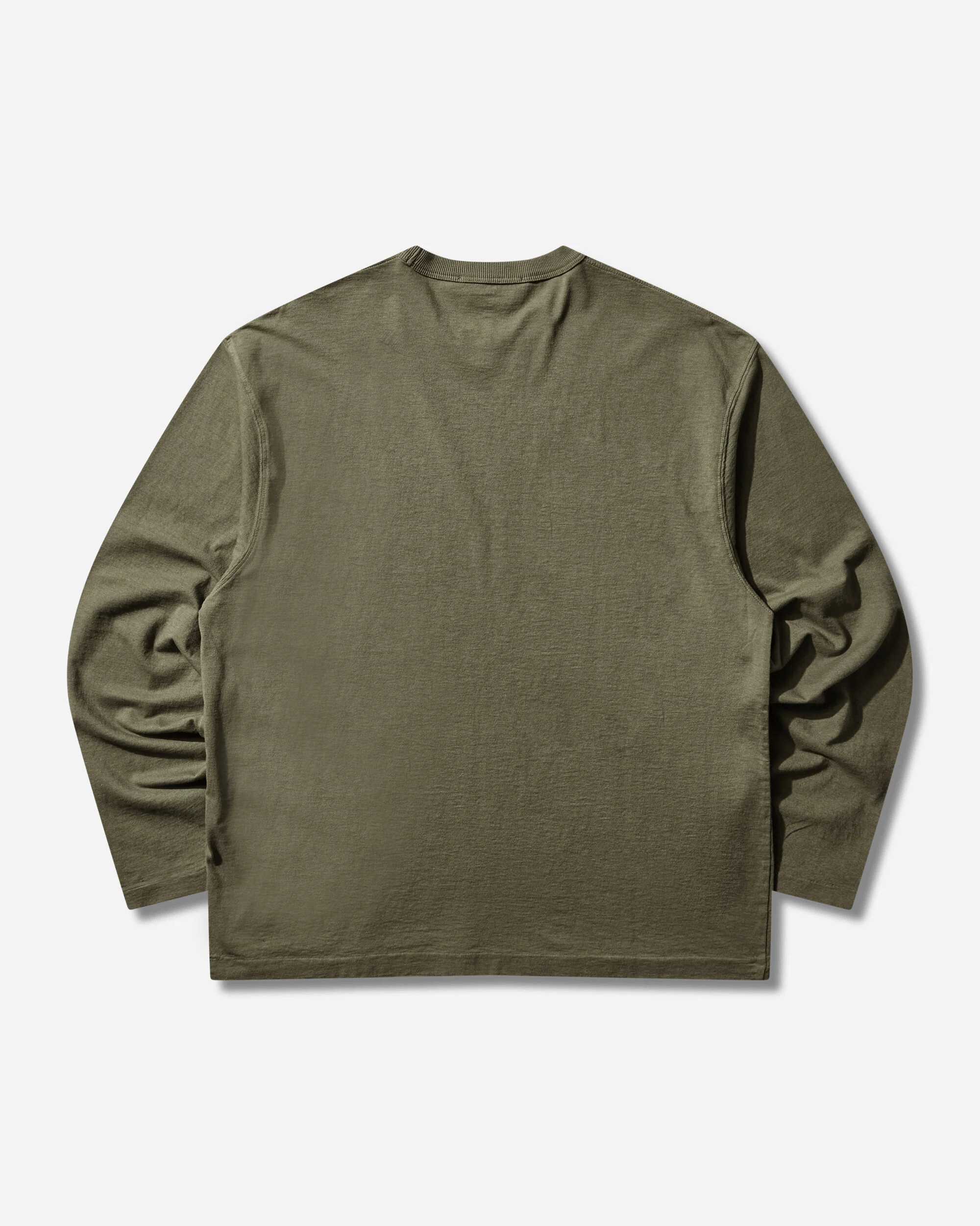 Men's Longsleeve T-Shirt Military Green - Image 2