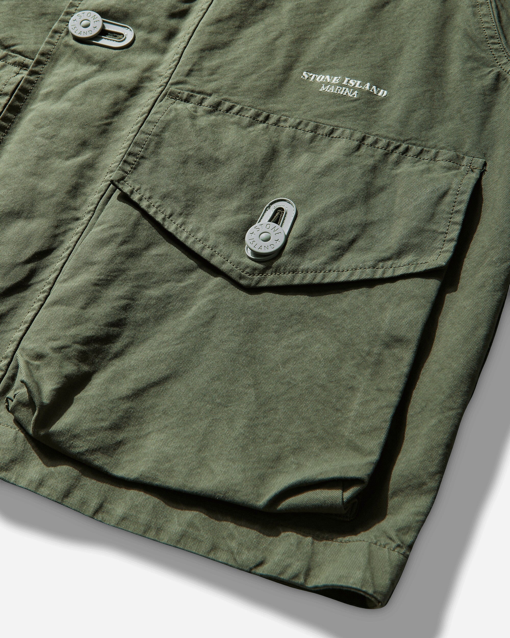 Men's Marina NYCO Panama-TC Coach Jacket Quartz Green - Image 5