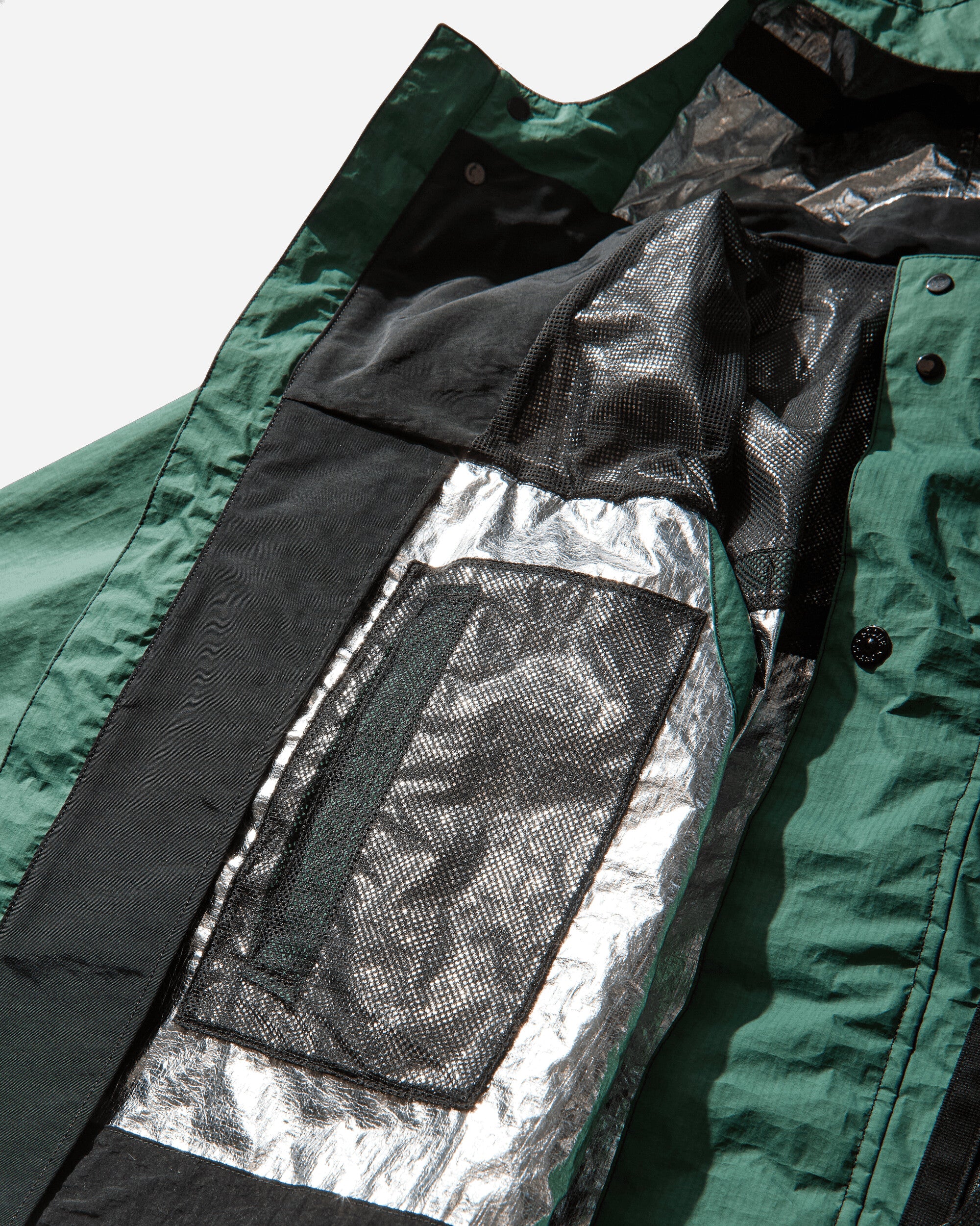 Men's Metal Lamina Ripstop Heat Reactive Hooded Jacket Malachite - Image 4