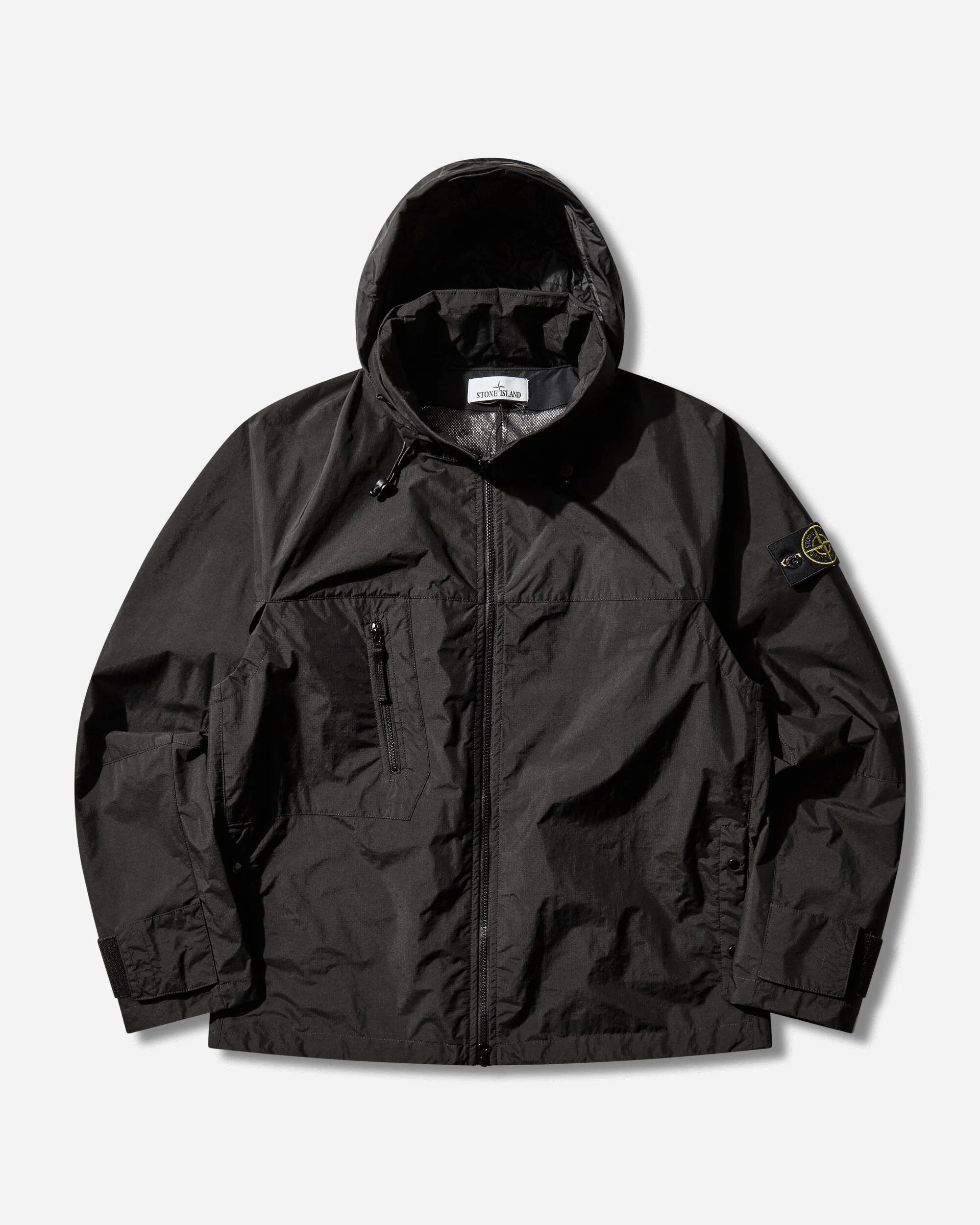 Men's Metal Lamina Poly Ripstop Jacket Black - Image 3