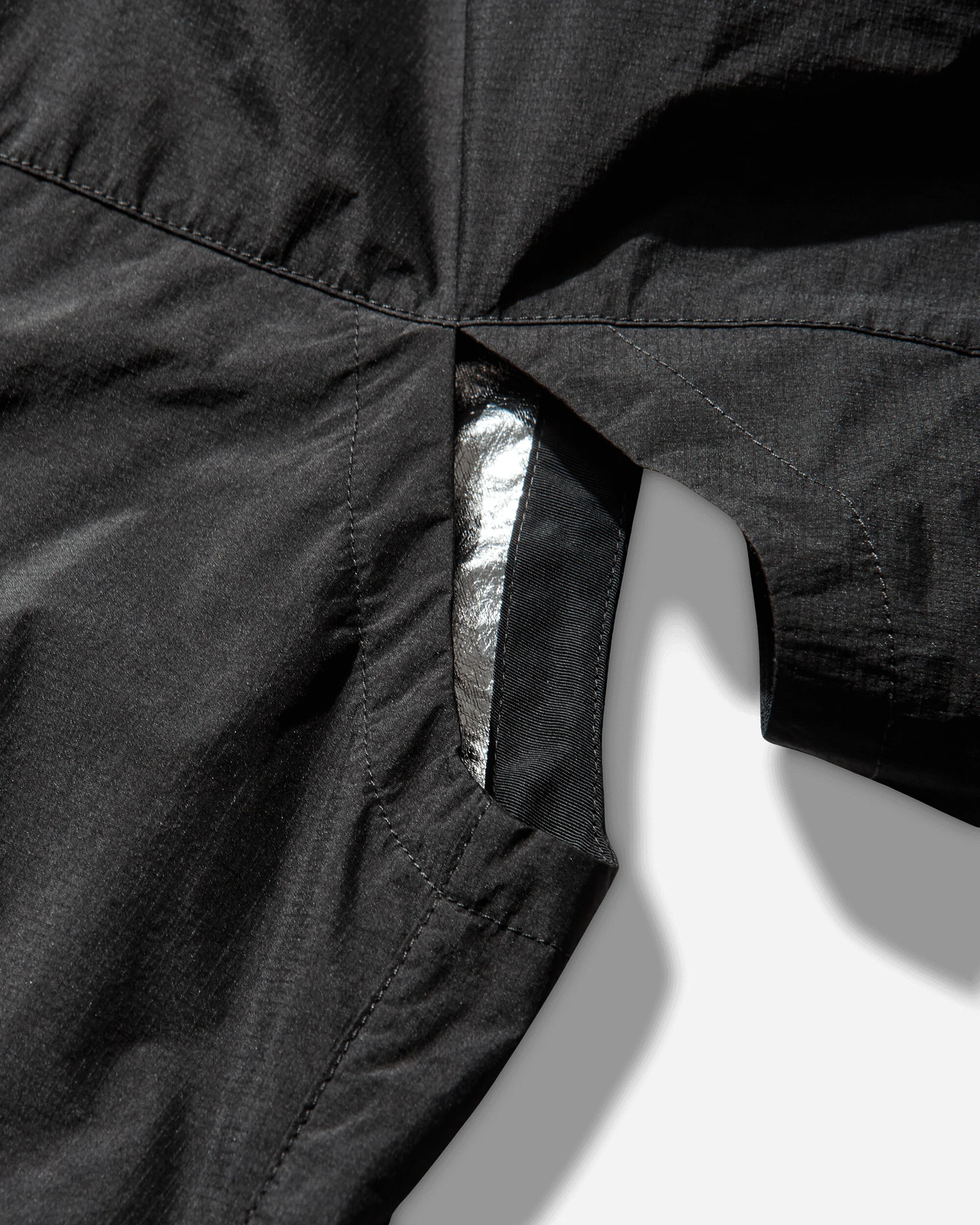 Men's Metal Lamina Poly Ripstop Jacket Black - Image 4
