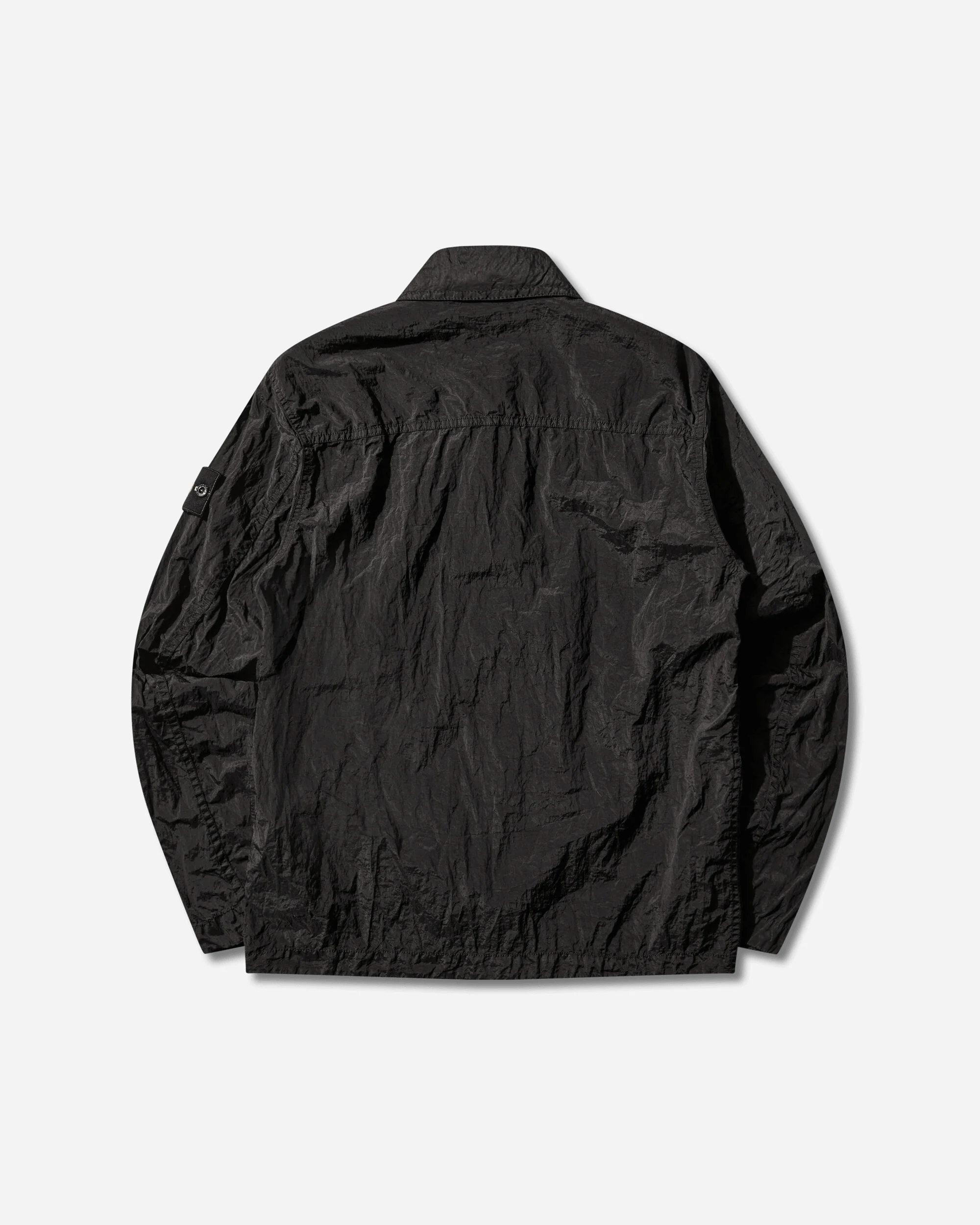 Men's Nylon Metal Overshirt Black - Image 2
