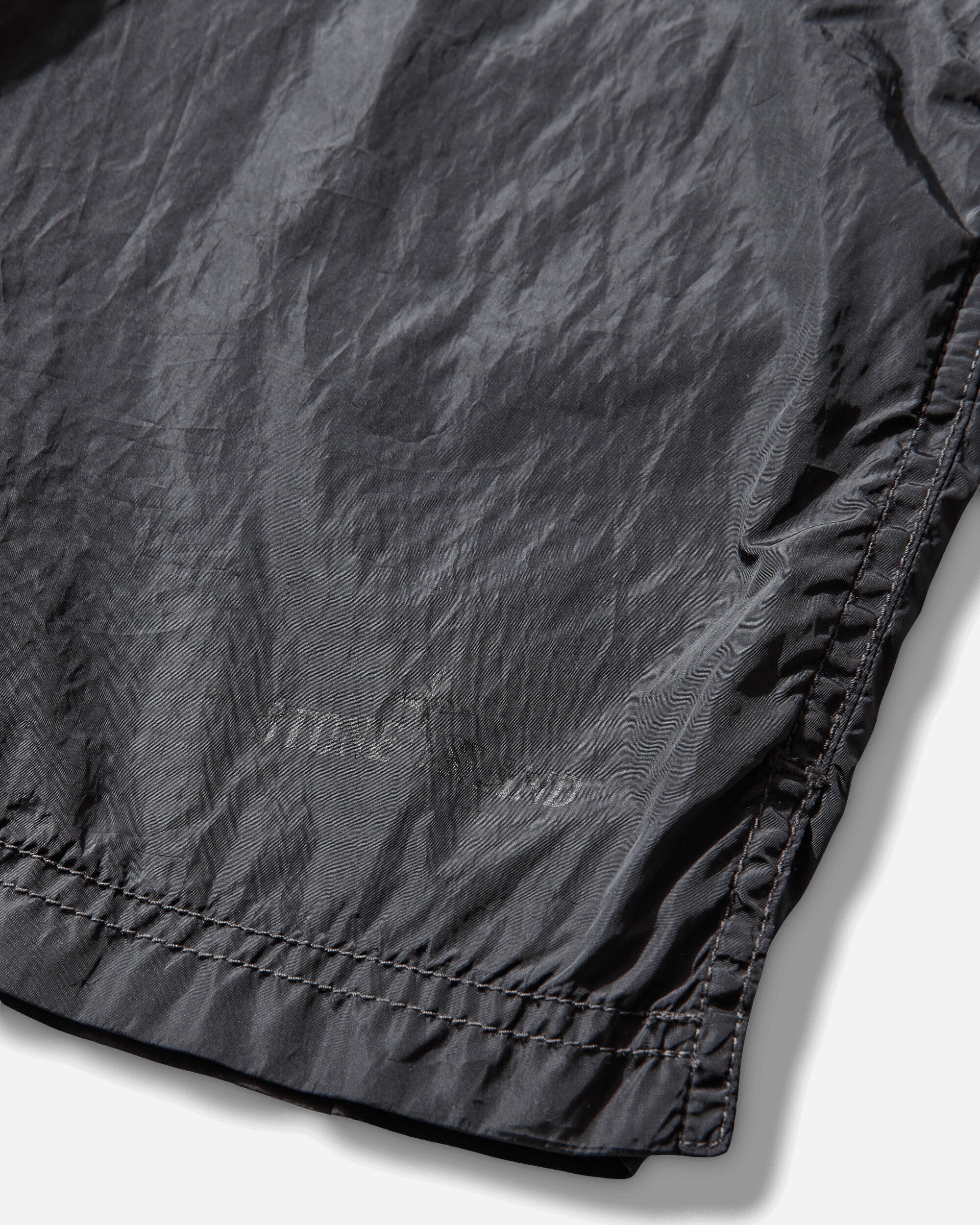 Men's Nylon Metal Swim Shorts Blue Grey - Image 4