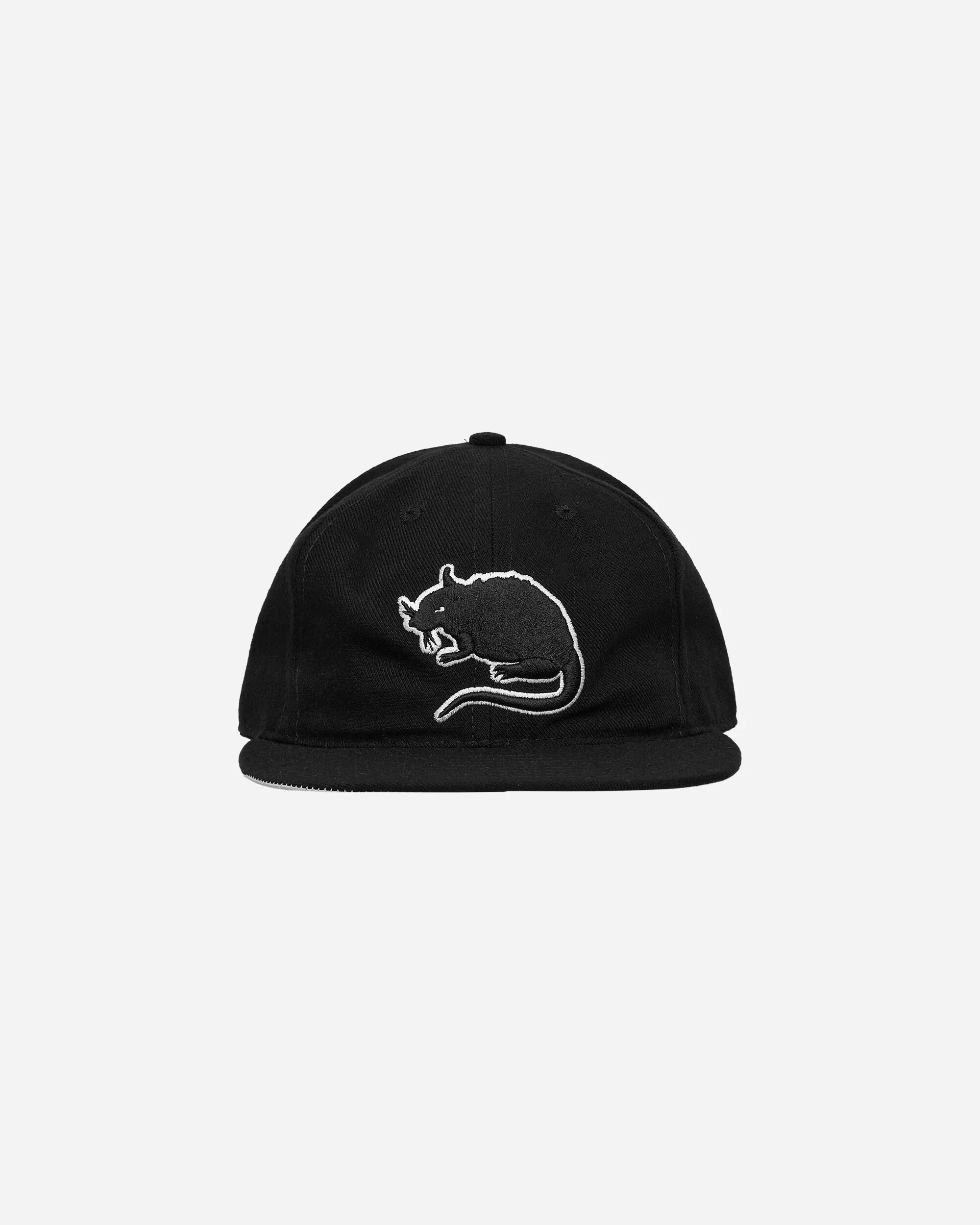 Rat Logo Fitted Hat Black - Image 2