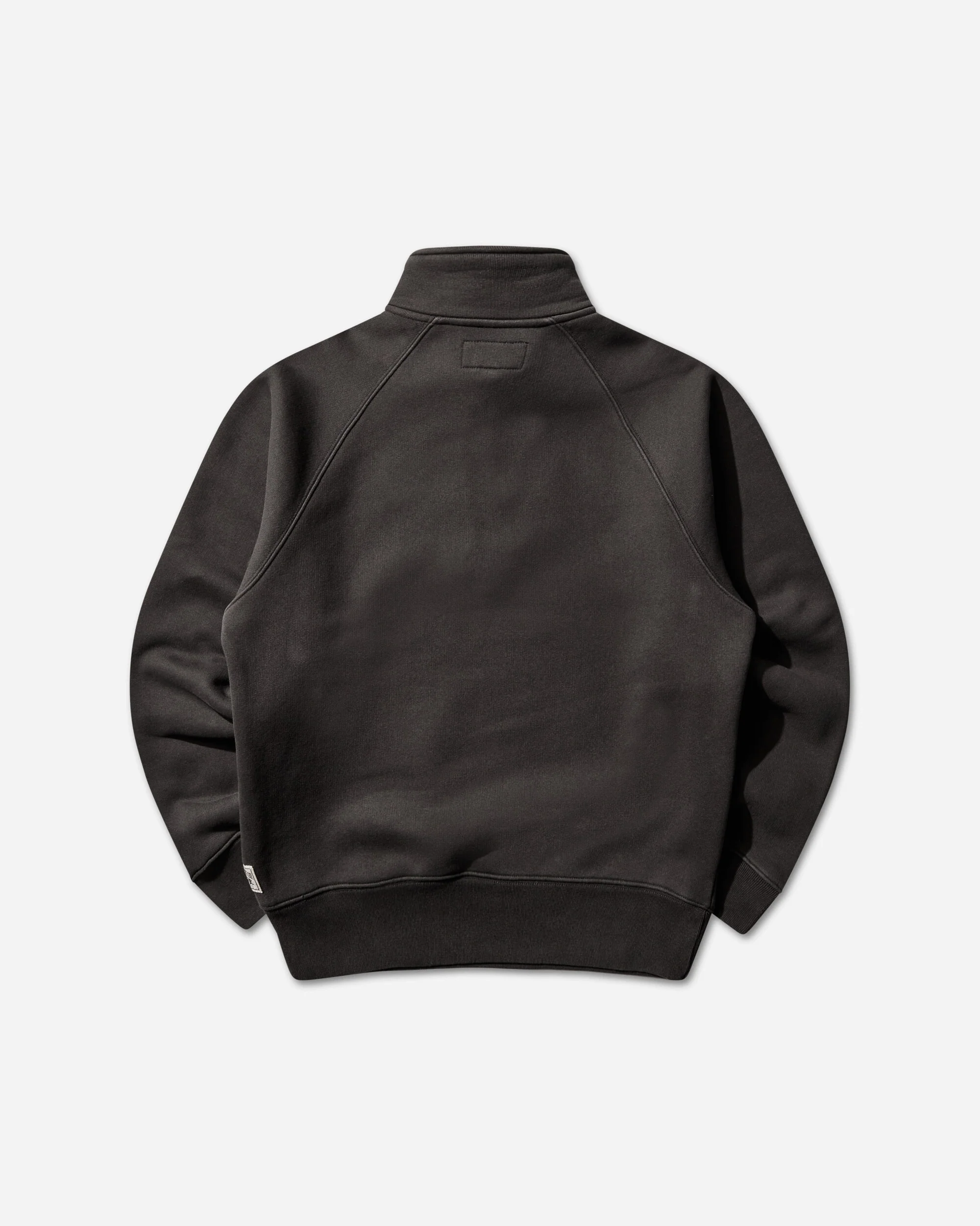 Relaxed Half Zip Sweatshirt Black - Image 2