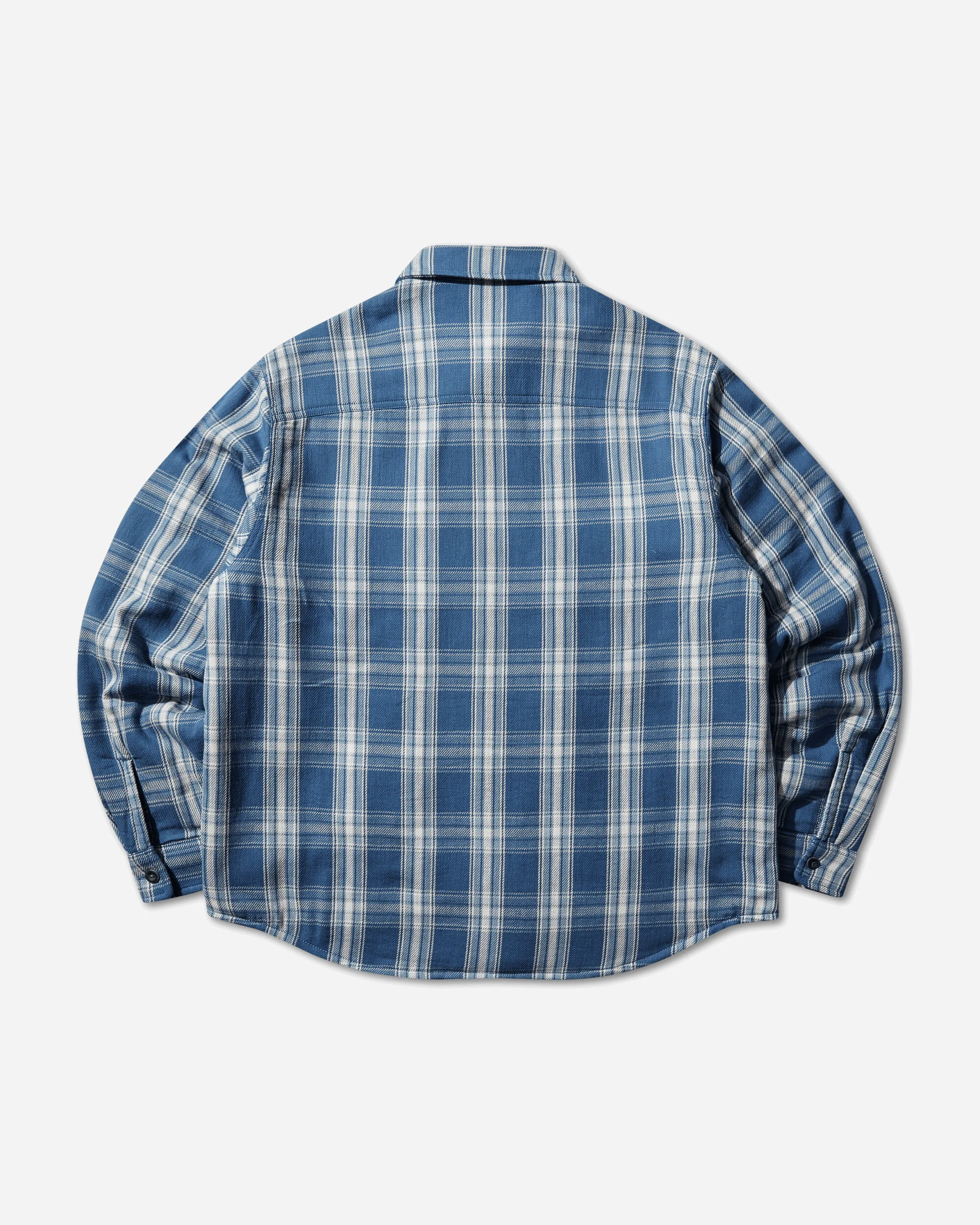 Lau Plaid Shirt Jacket Blue - Image 2