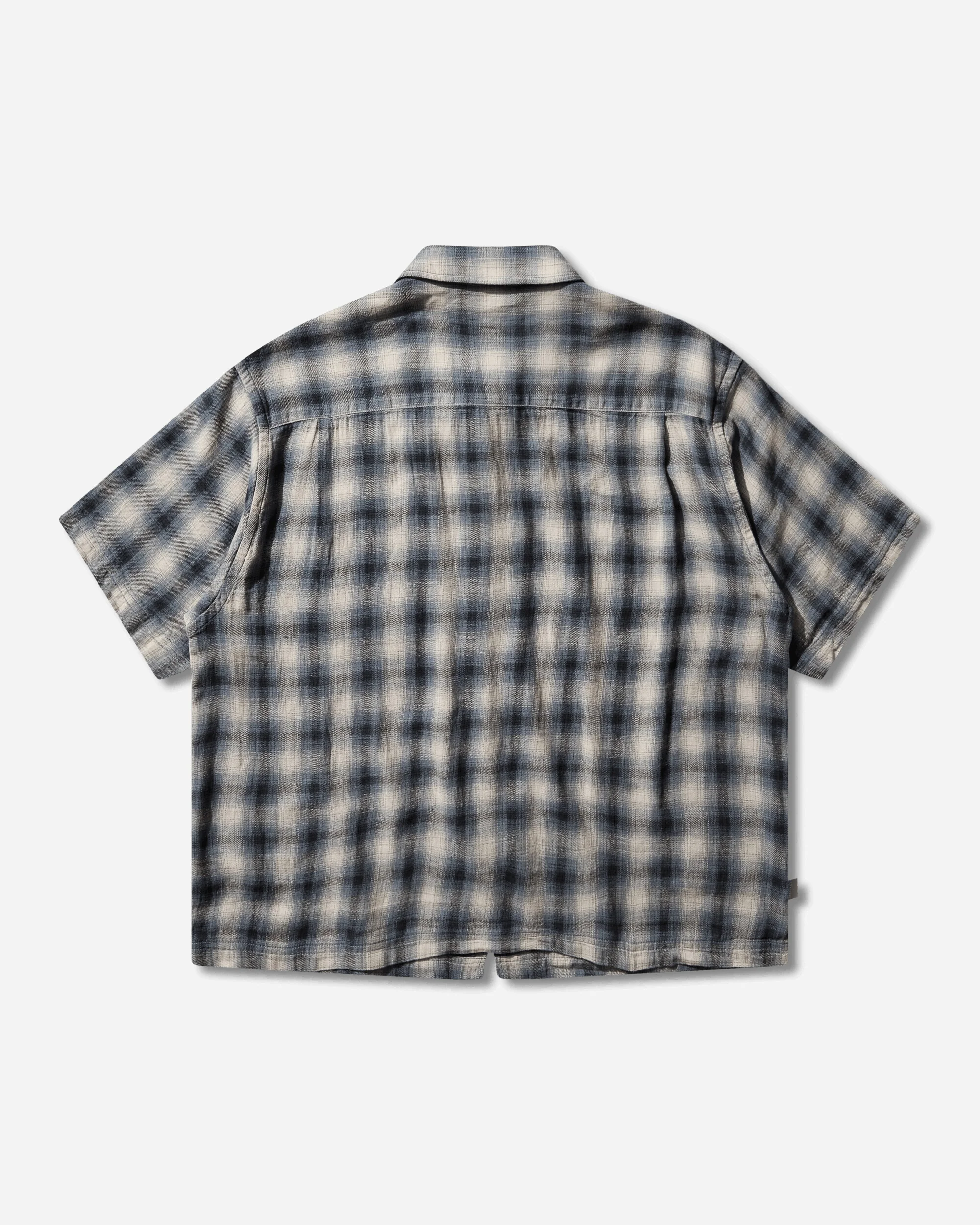 Liam Shortsleeve Plaid Shirt Blue - Image 2