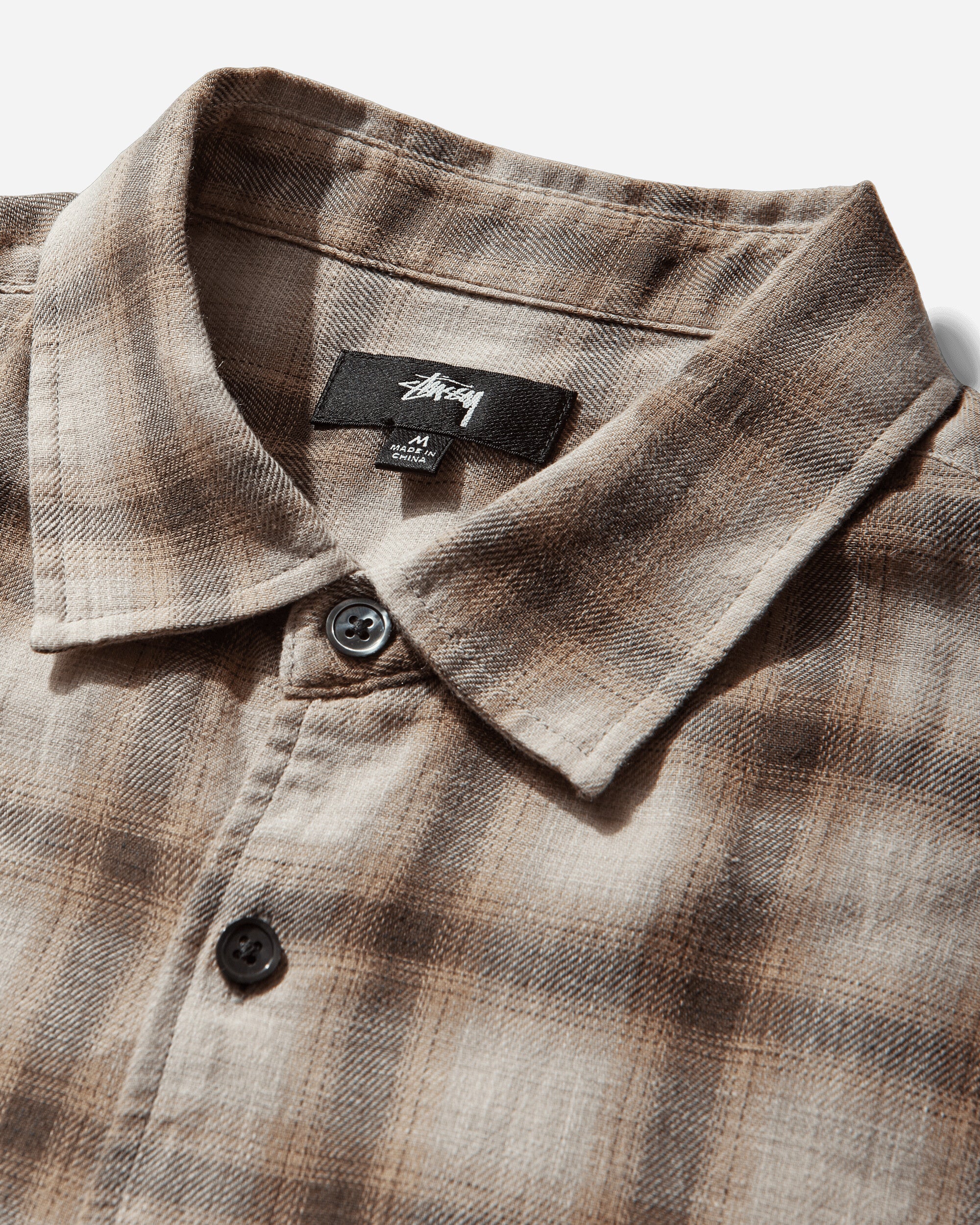 Liam Shortsleeve Plaid Shirt Brown - Image 4