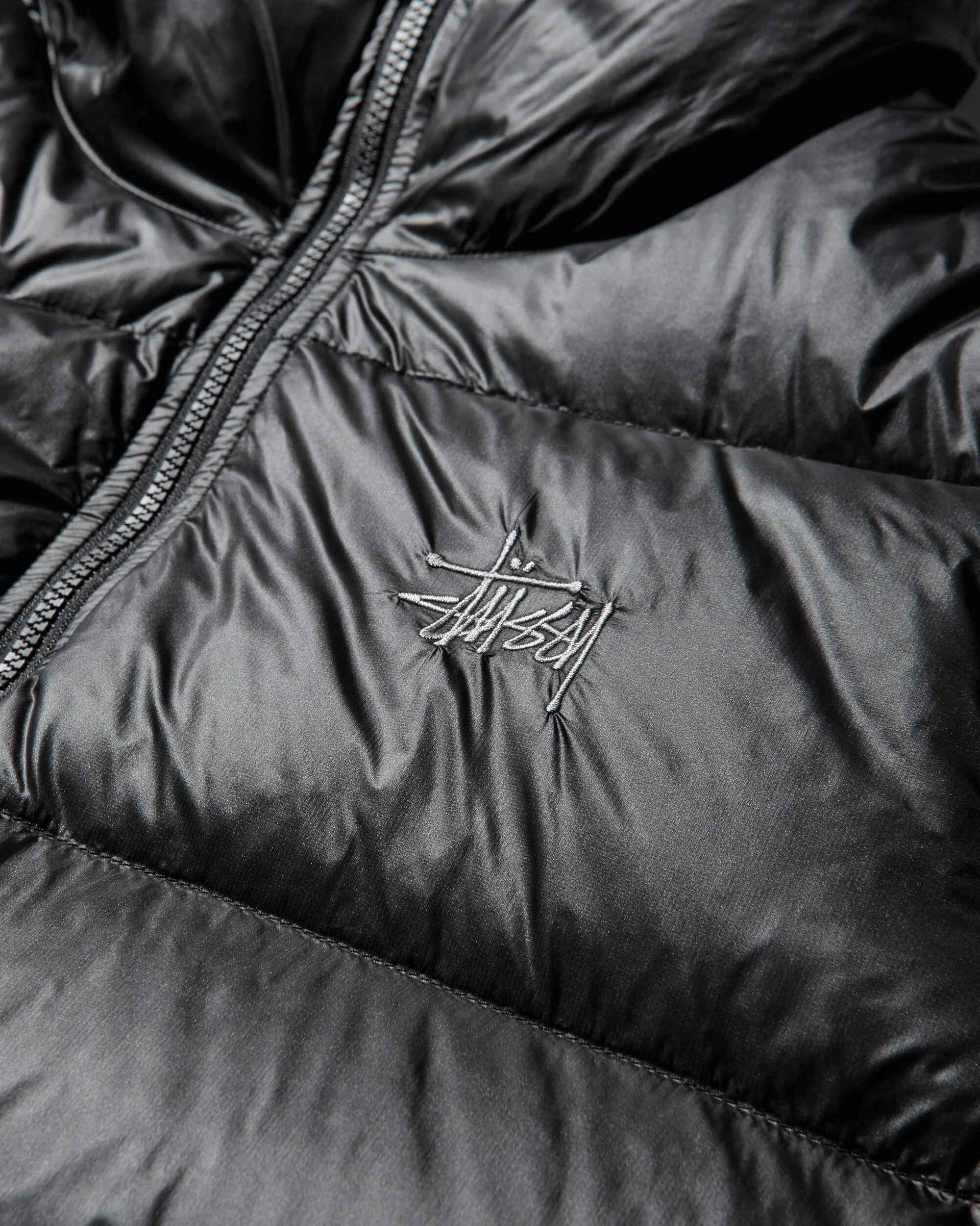 Micro Ripstop Down Parka Jet Black - Image 3