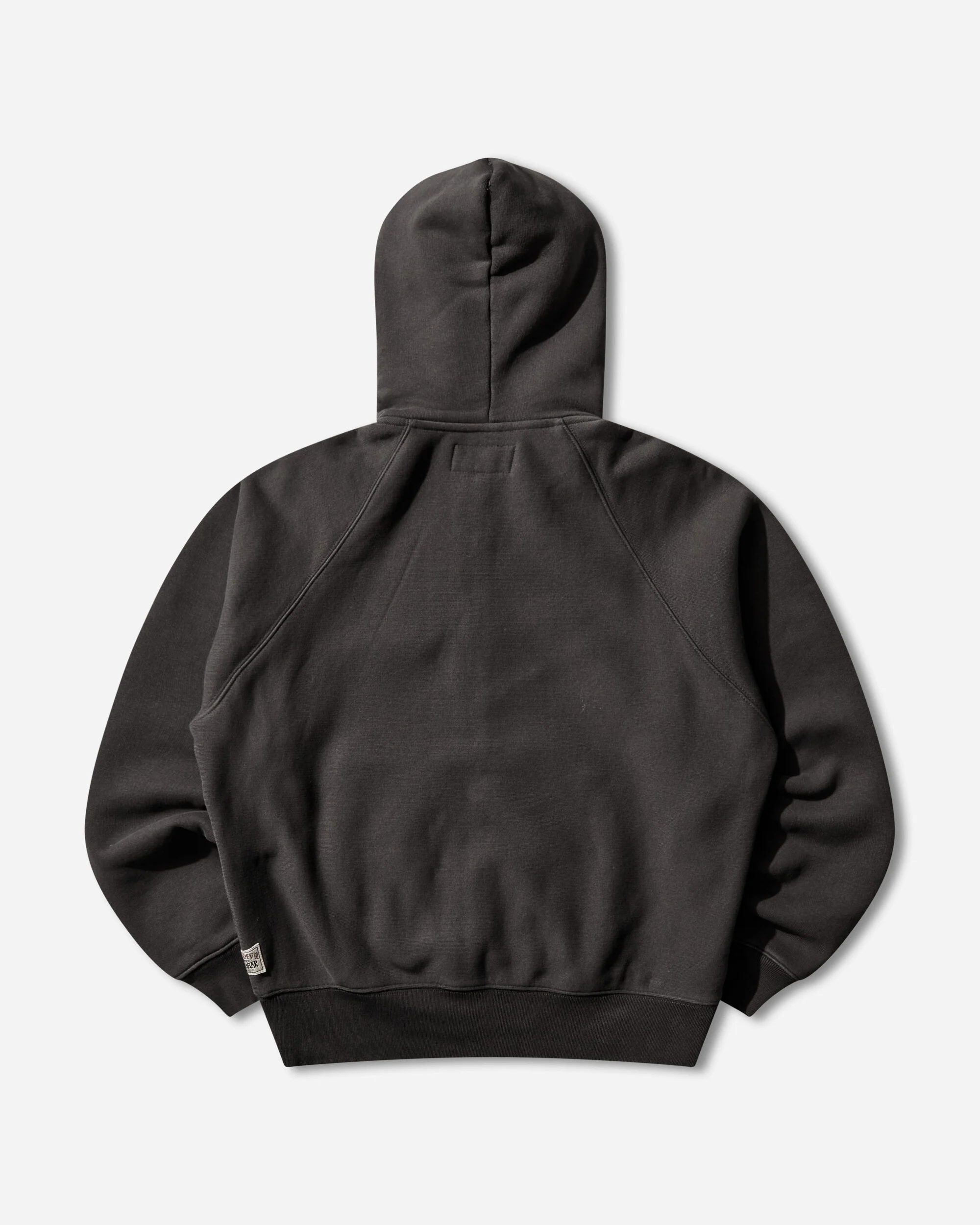 Relaxed Zip Hoodie Washed Black - Image 2