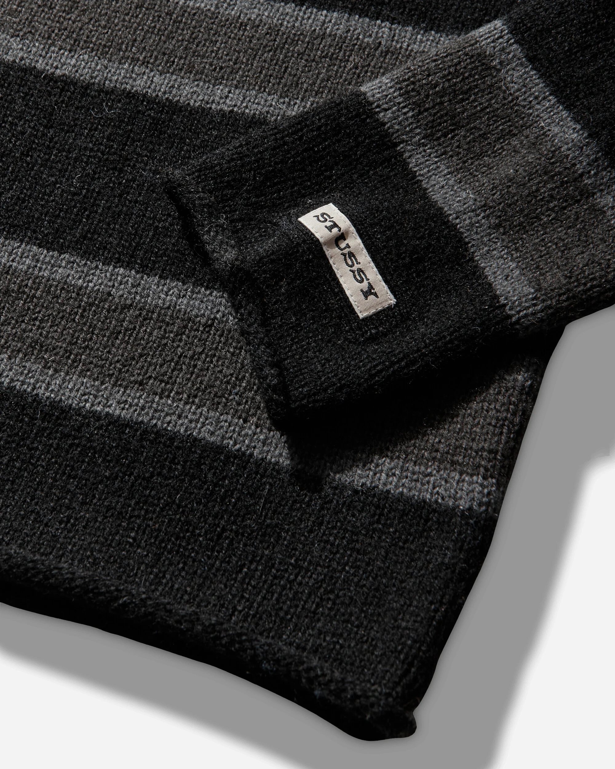 Striped Wool Sweater Black - Image 4