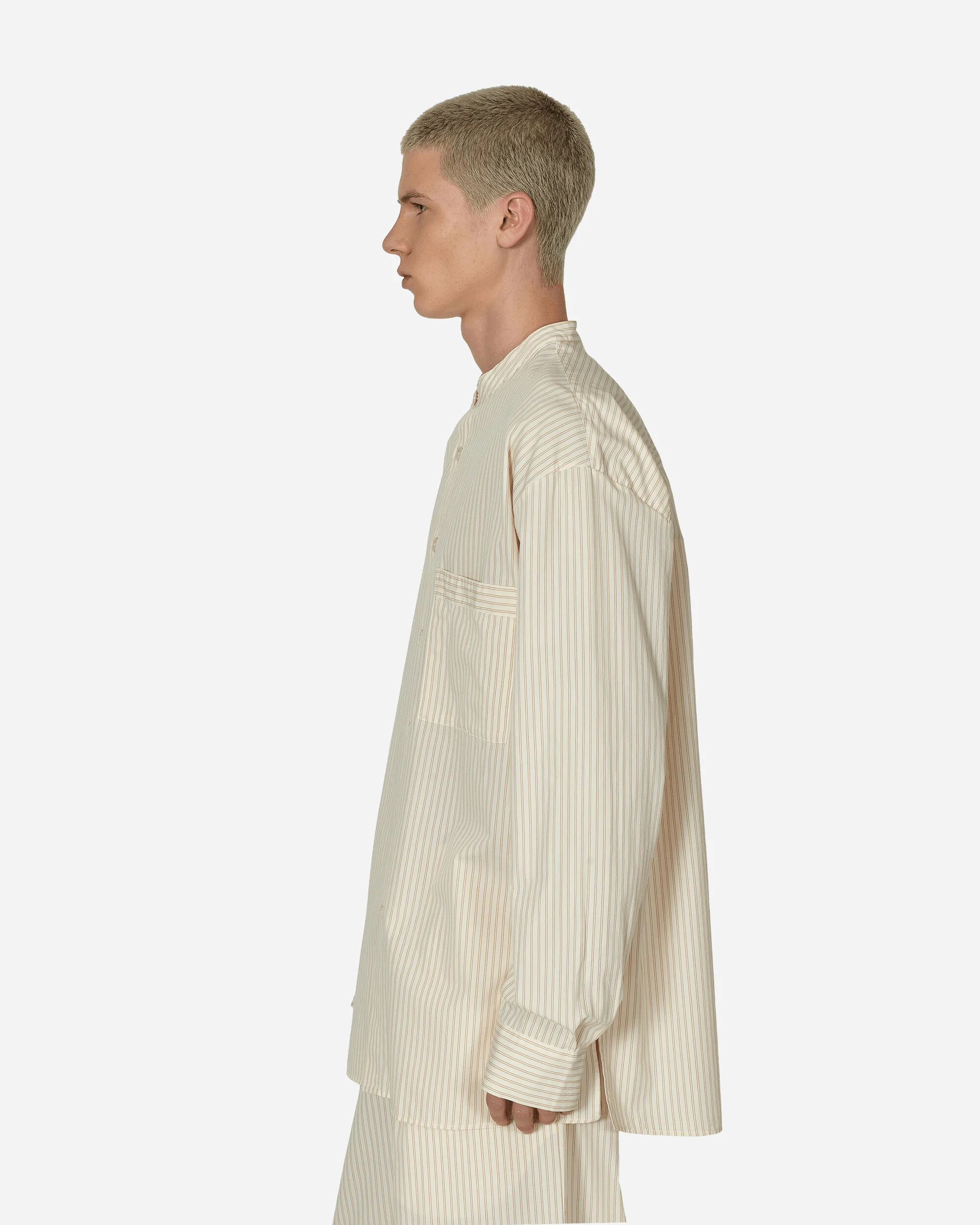 Birkenstock Stripes Longsleeve Shirt Wheat - Image 2