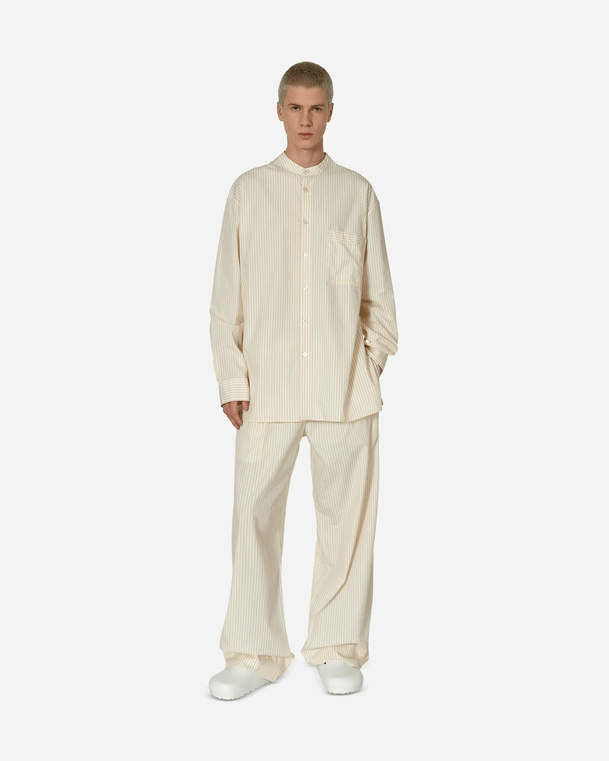 Birkenstock Stripes Longsleeve Shirt Wheat - Image 4