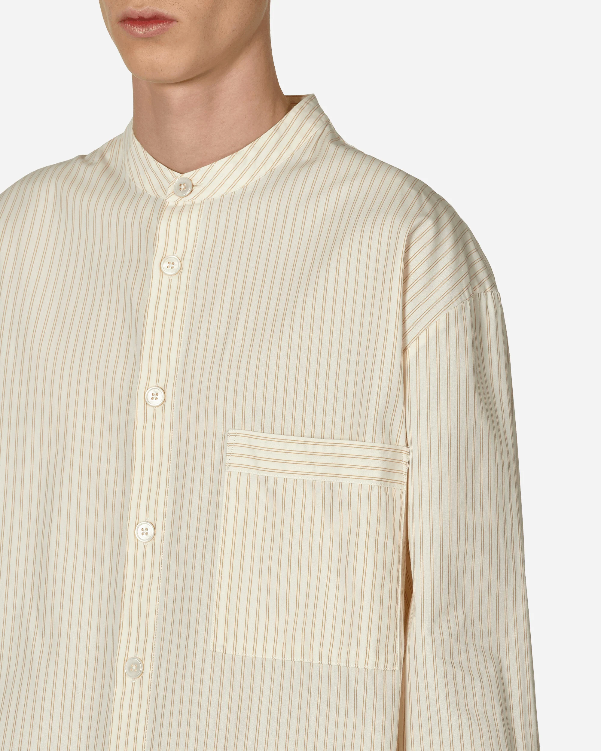 Birkenstock Stripes Longsleeve Shirt Wheat - Image 5