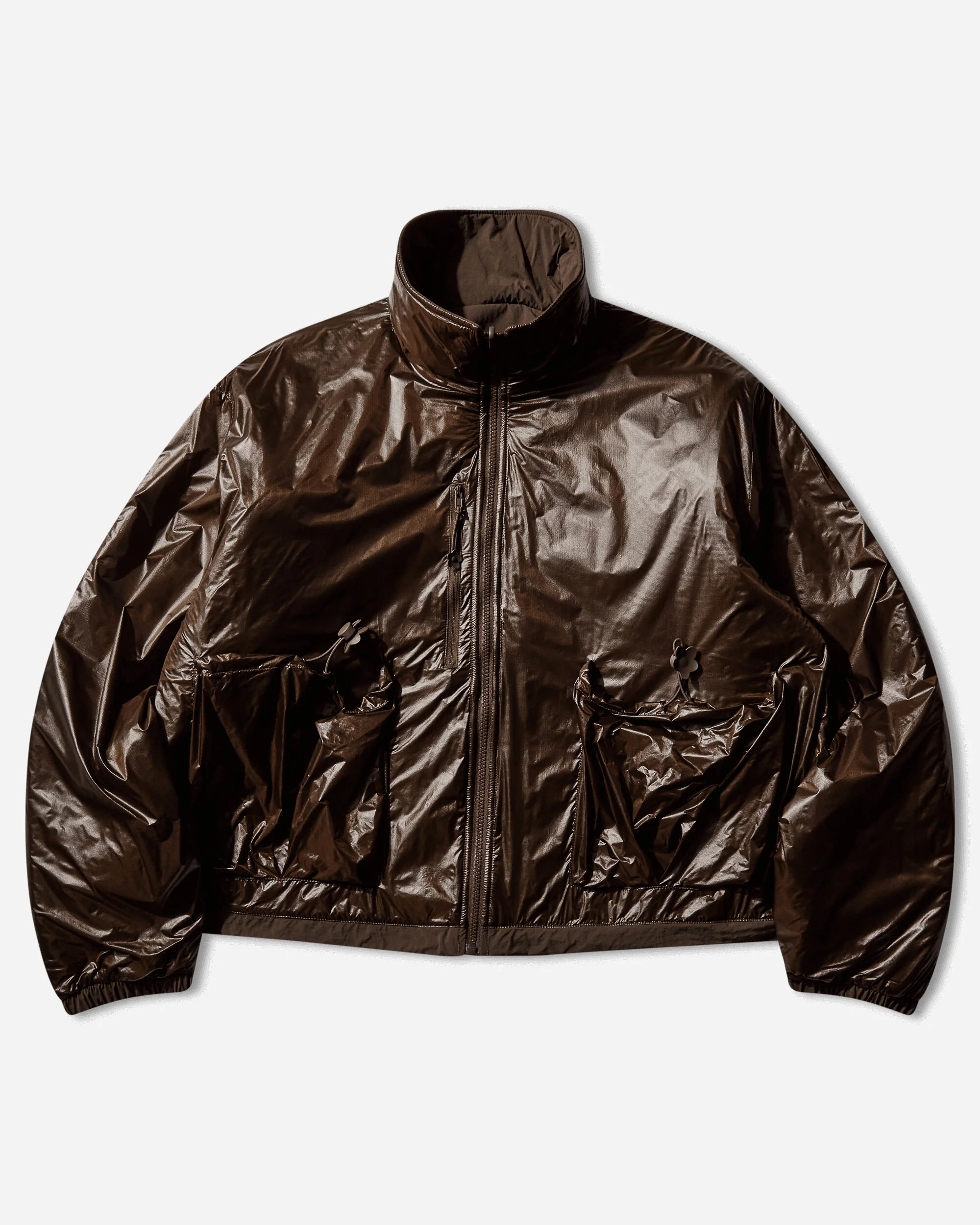 Women's Cecilie Bahnsen Lea 1995 Denali Fleece Jacket Soil Brown - Image 3