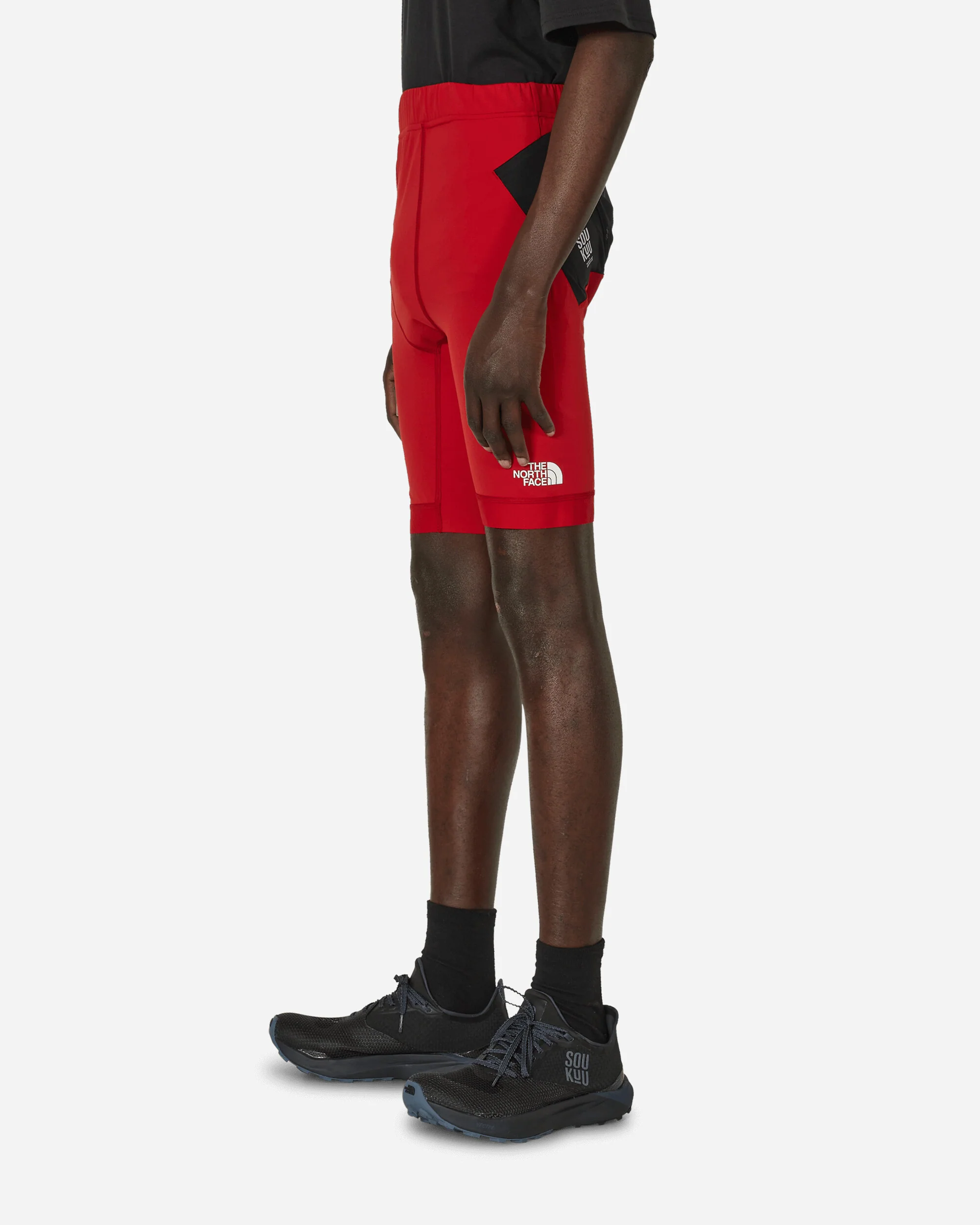UNDERCOVER Soukuu Trail Run Utility Shorts Tights Chili Pepper Red - Image 2