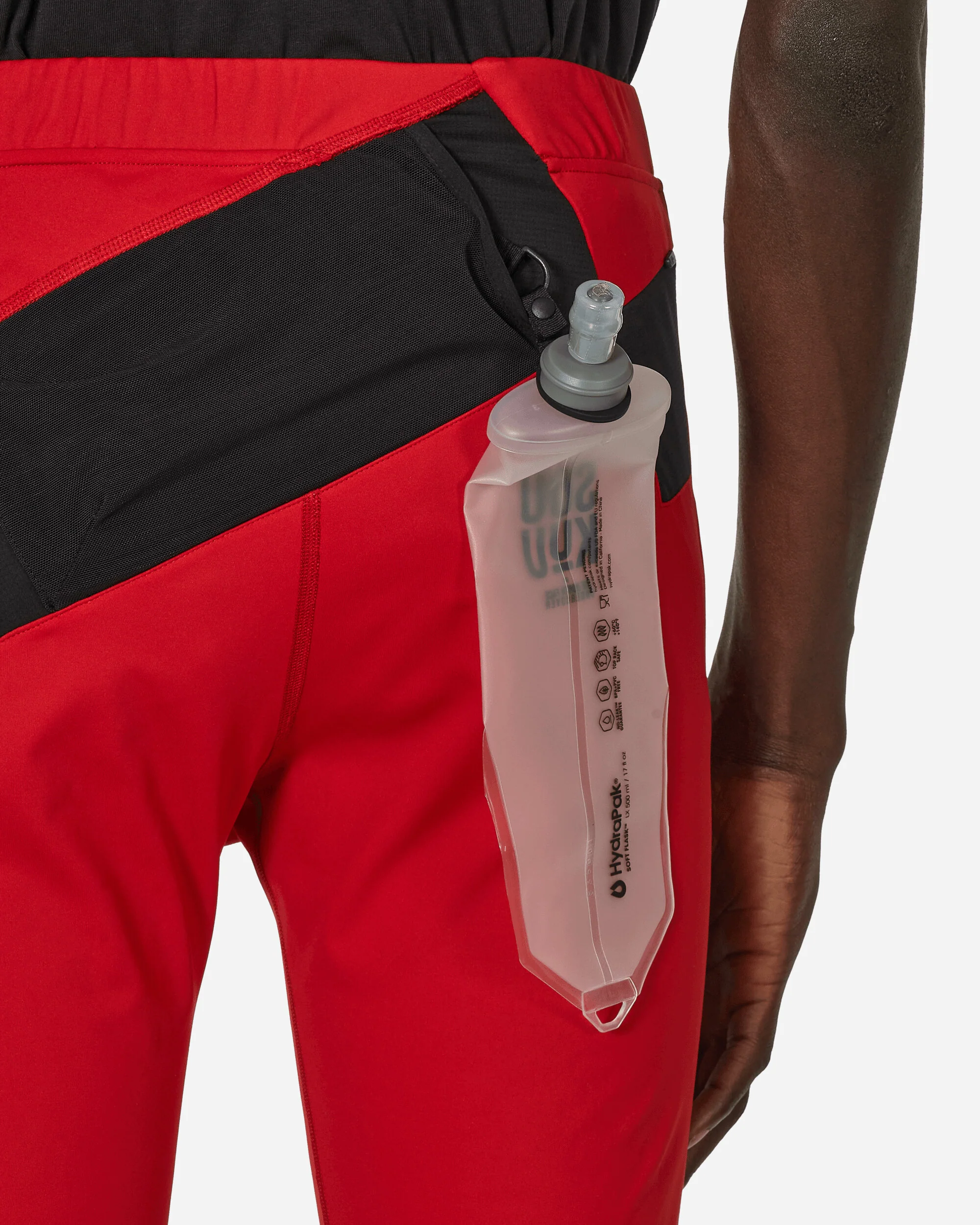 UNDERCOVER Soukuu Trail Run Utility Shorts Tights Chili Pepper Red - Image 5