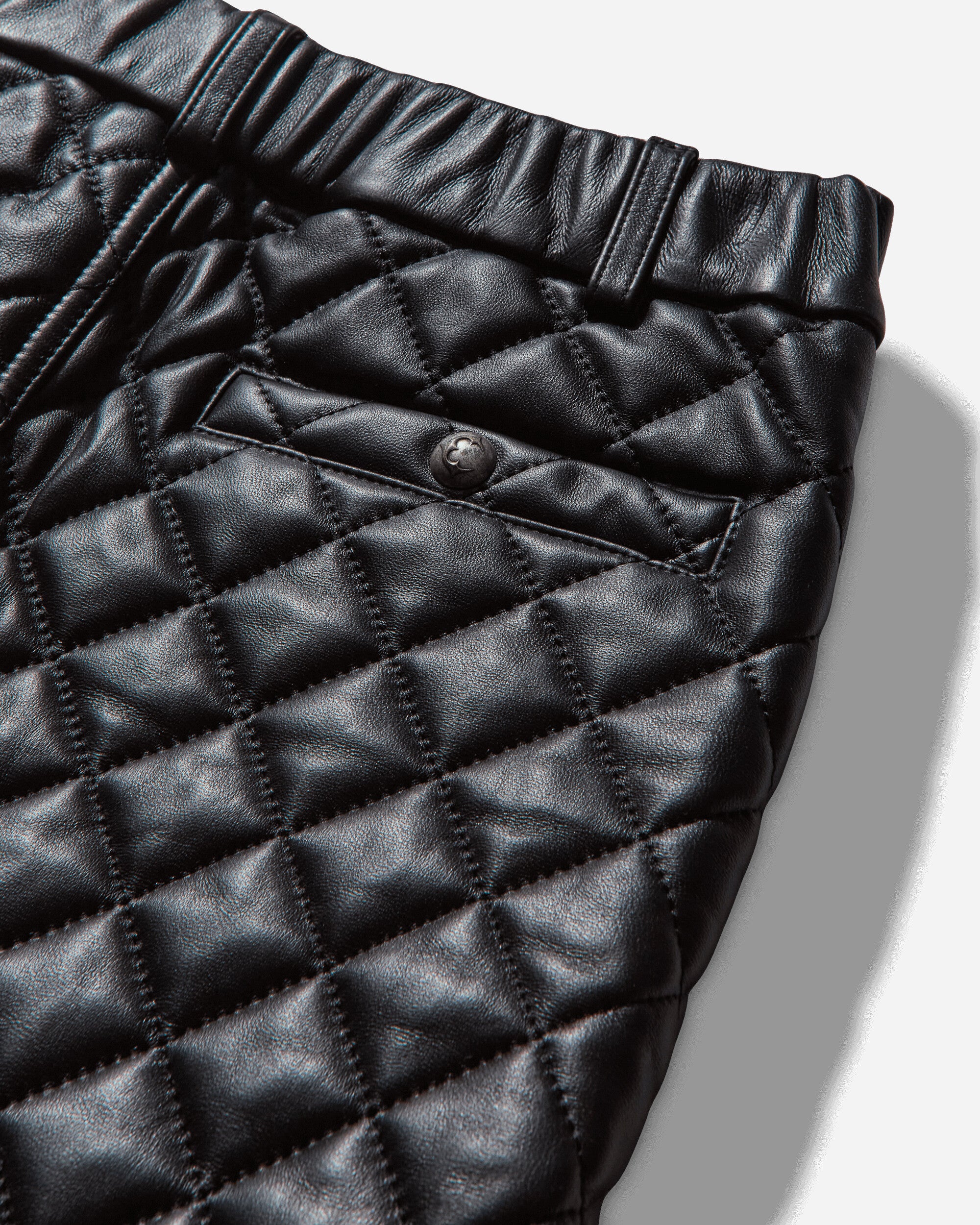 Women's Angels Quilted Short Skirt Black - Image 3