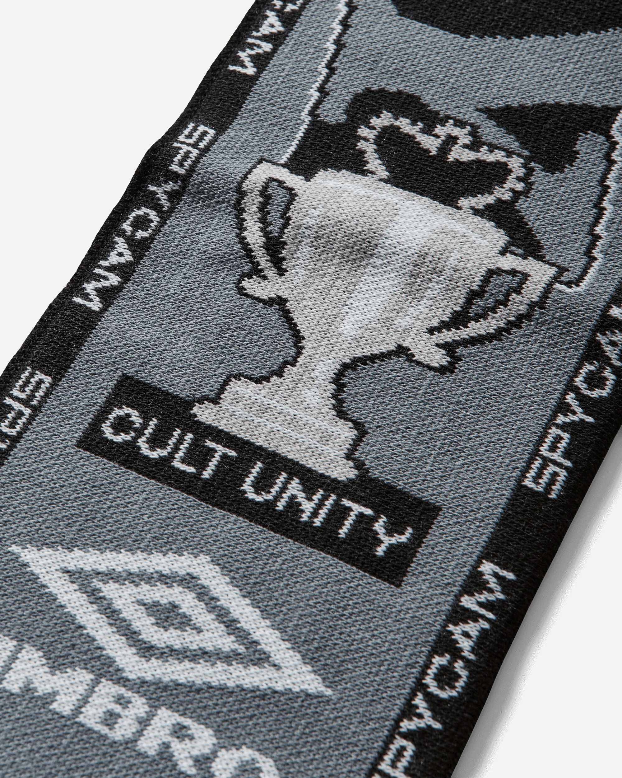 Cult Unity Scarf Black / Grey - Image 4