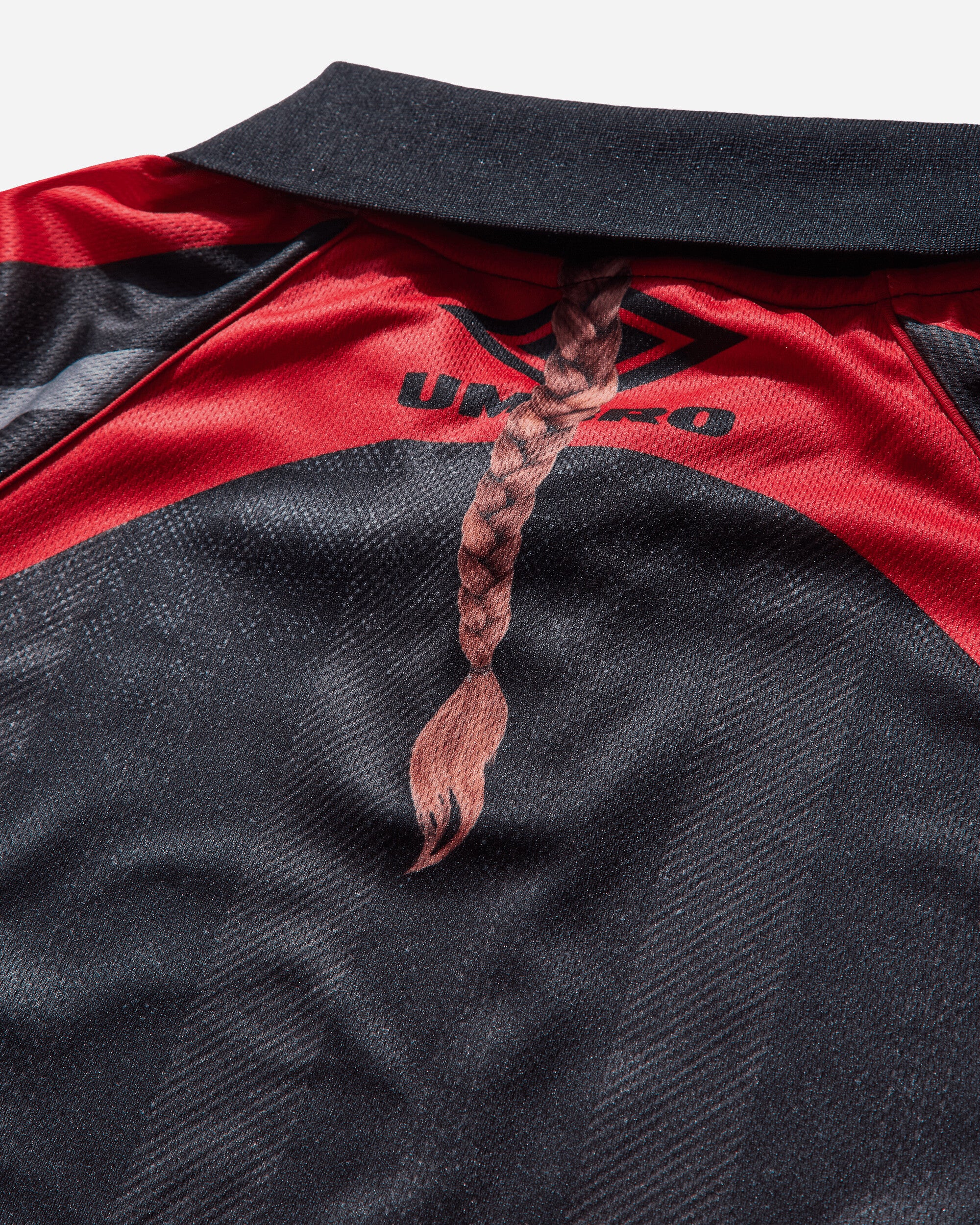Men's 01 03 Polo Black / Red - Image 3
