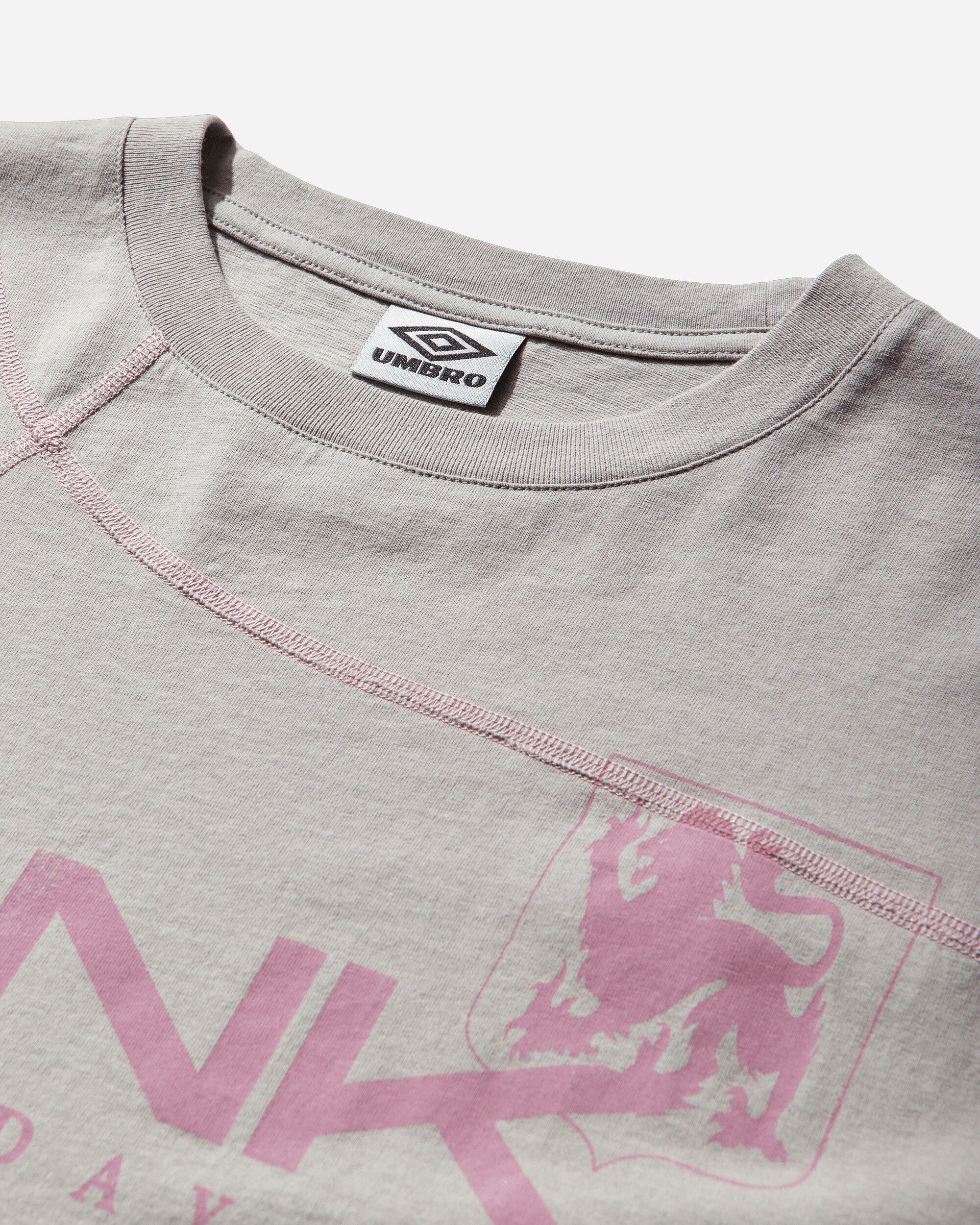 Bank Holiday T-Shirt Light Grey / Hot Pink - Image 4