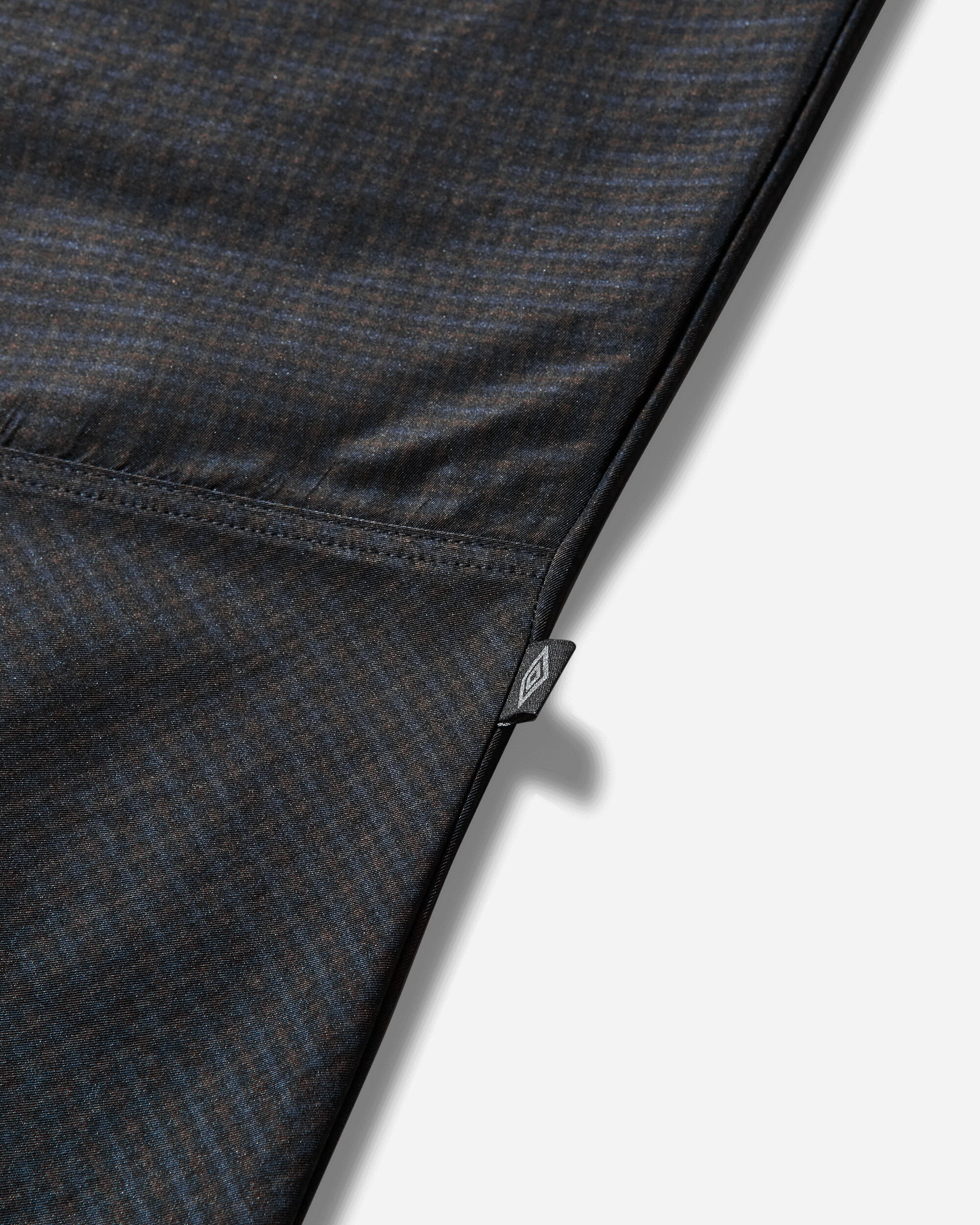 Men's Check Track Pants Navy / Dark Brown - Image 4