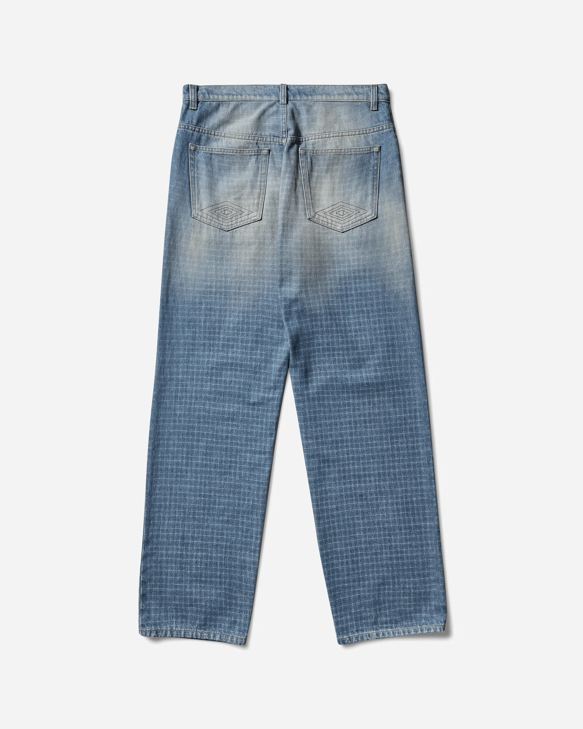 Checked Jeans Blue - Image 2