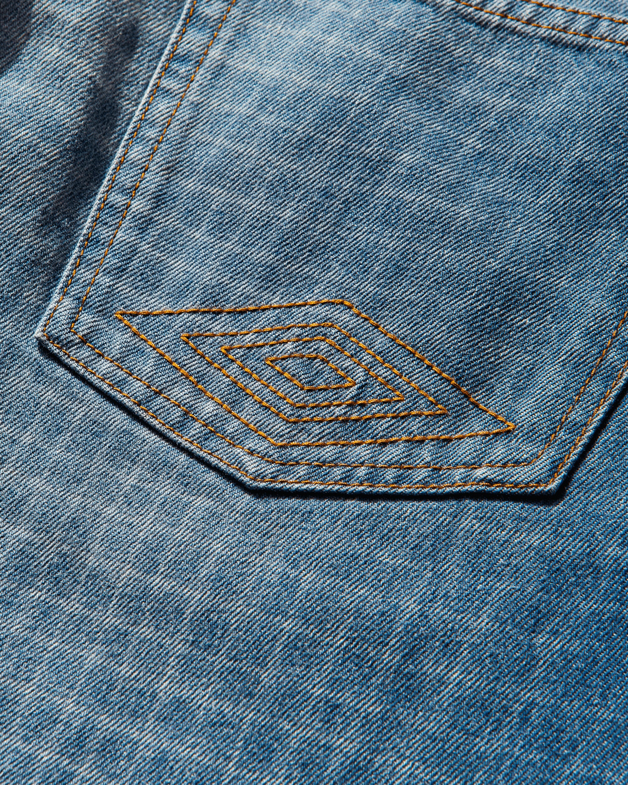 Checked Jeans Blue - Image 4
