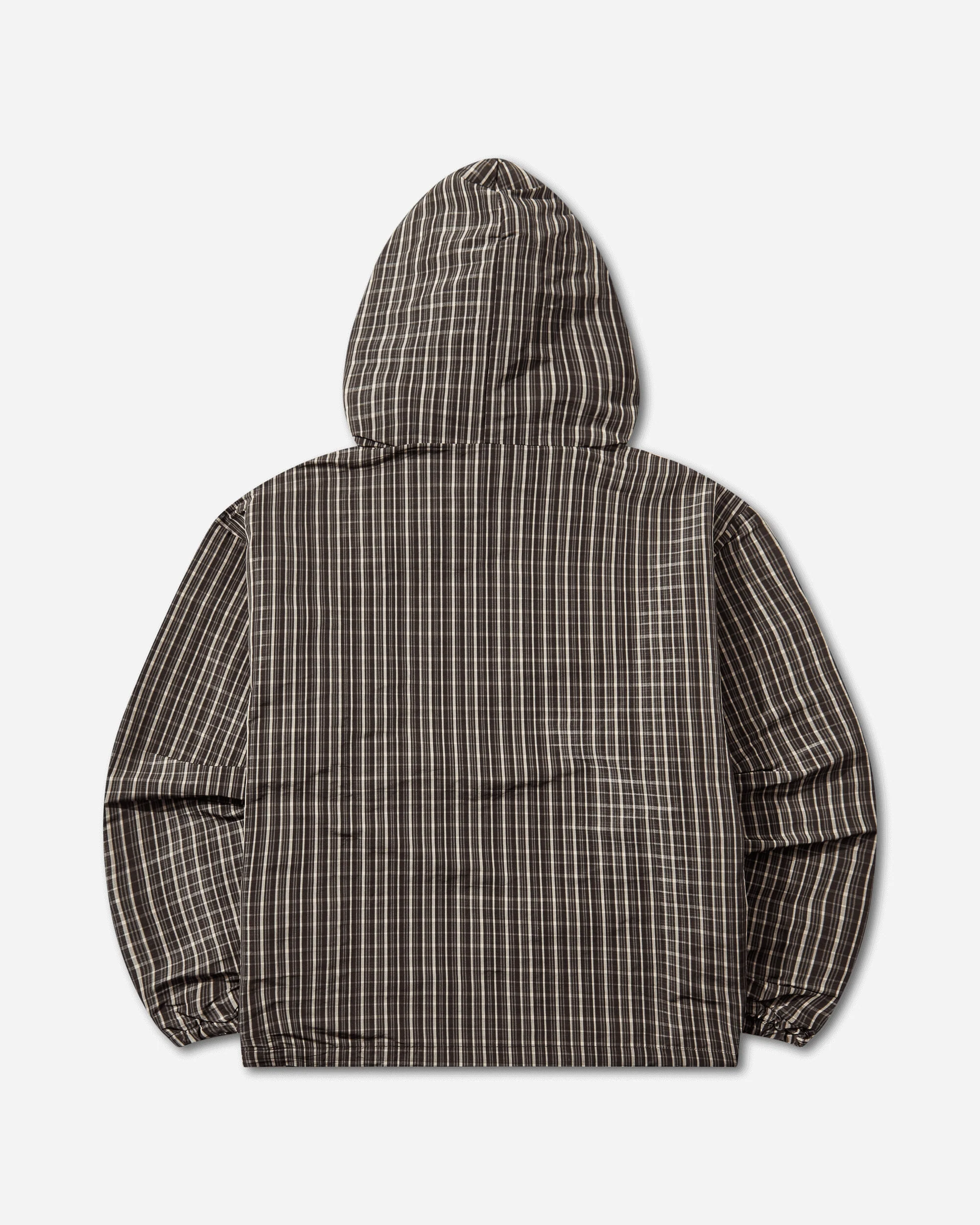 Checked Masked Anorak Beige / Dark Brown - Image 2