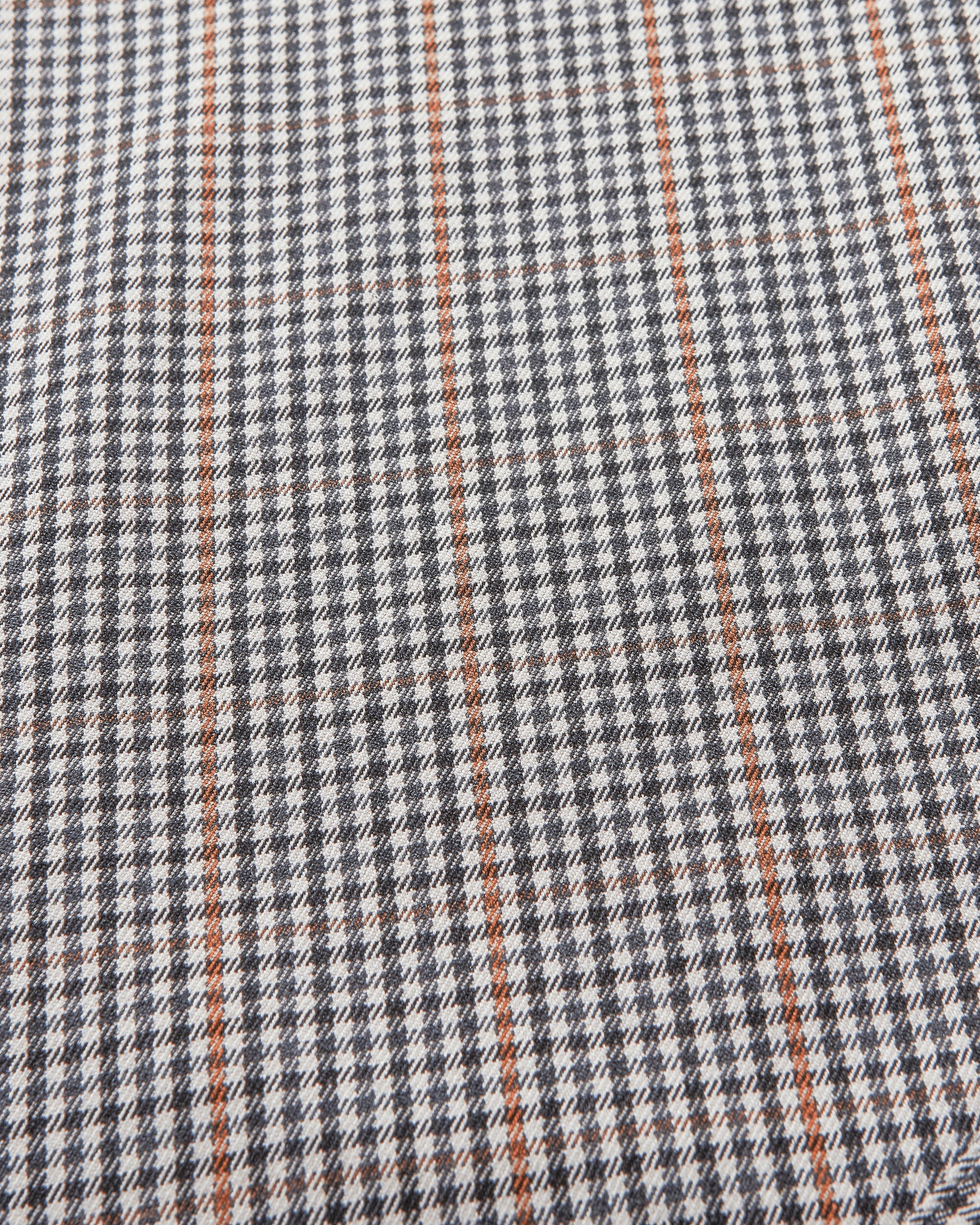 Men's Checked Double Knee Pants Brown / Black Check - Image 4