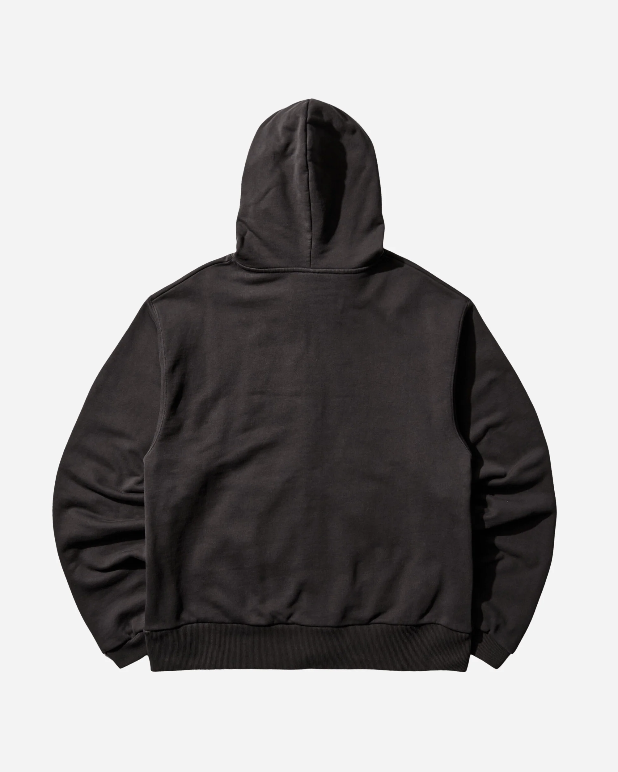 Compact Masked Zip Hoodie Washed Black - Image 2