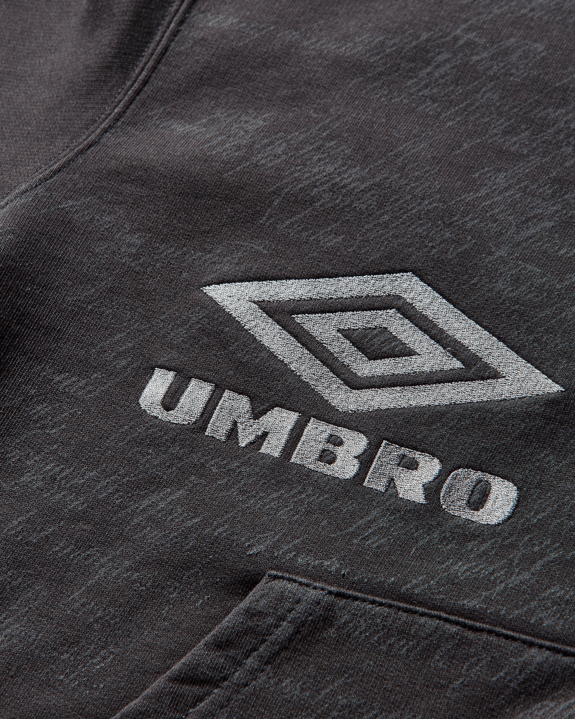 Compact Masked Zip Hoodie Washed Black - Image 3