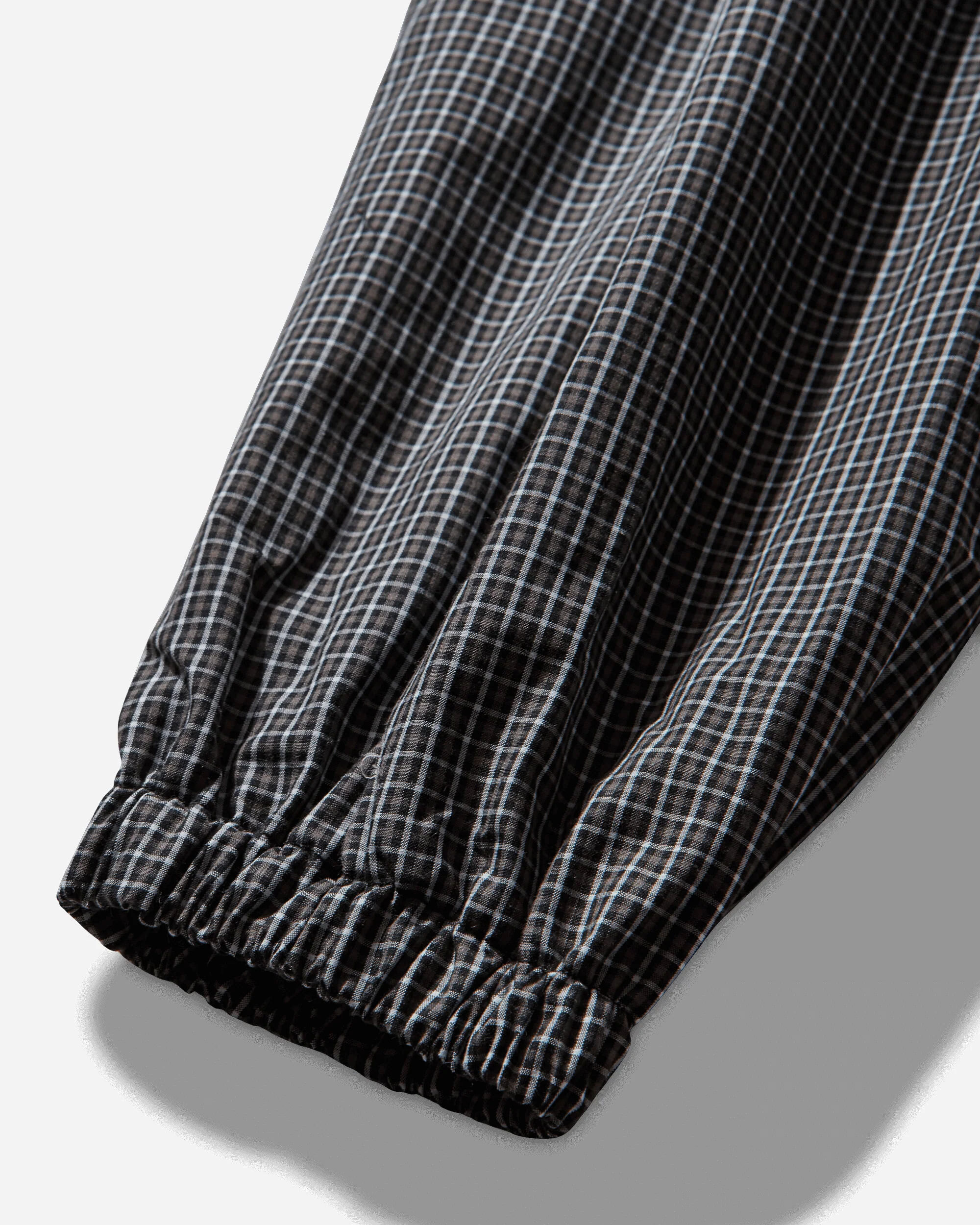 Gingham Masked Shirt Coffee Brown / White / Black - Image 4